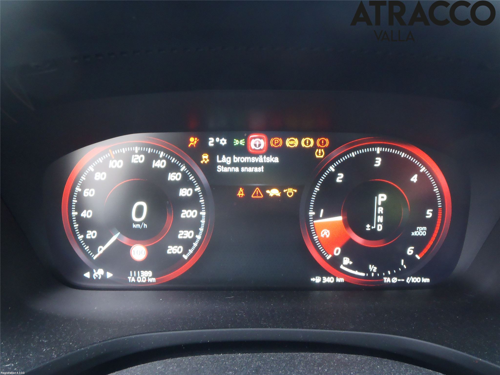 Volvo V60 19- Instrument Komb