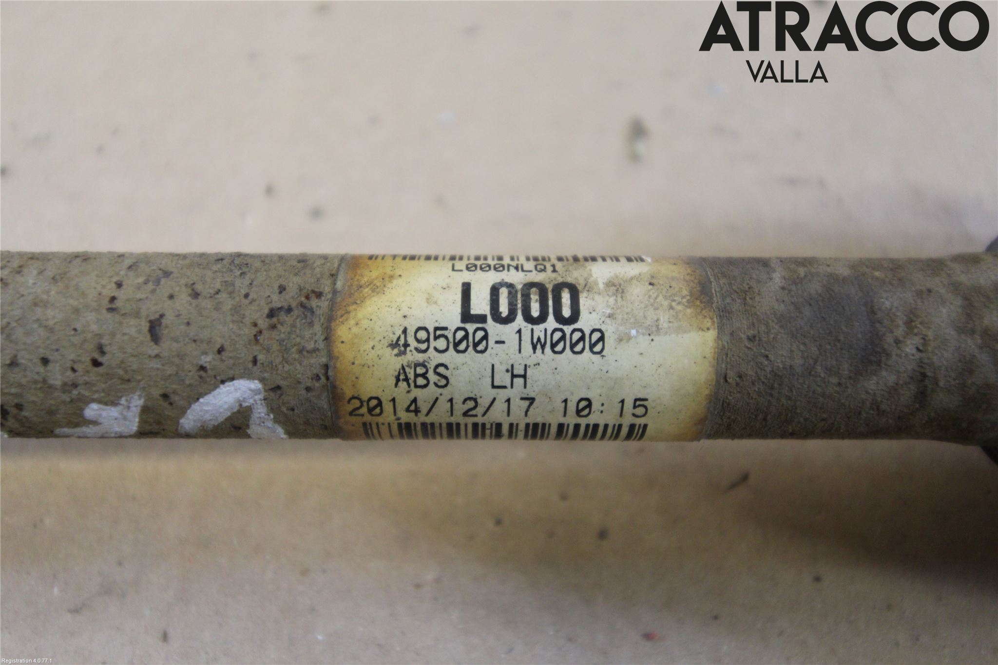 Kia RIO 12-16 Drivaxel Fram Vänster