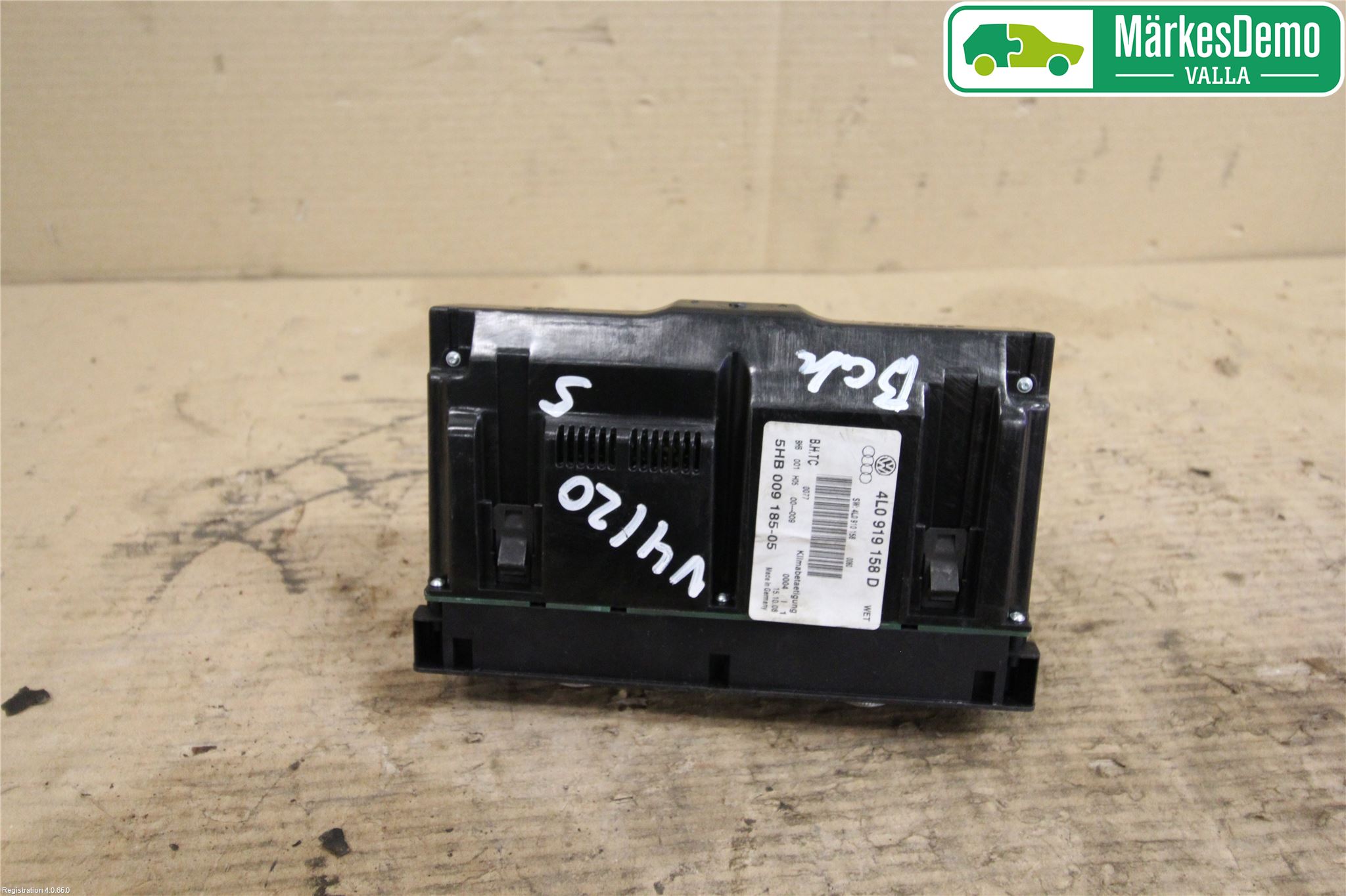 Audi Q7/SQ7 Ac Styrenhet Ac Manöveren