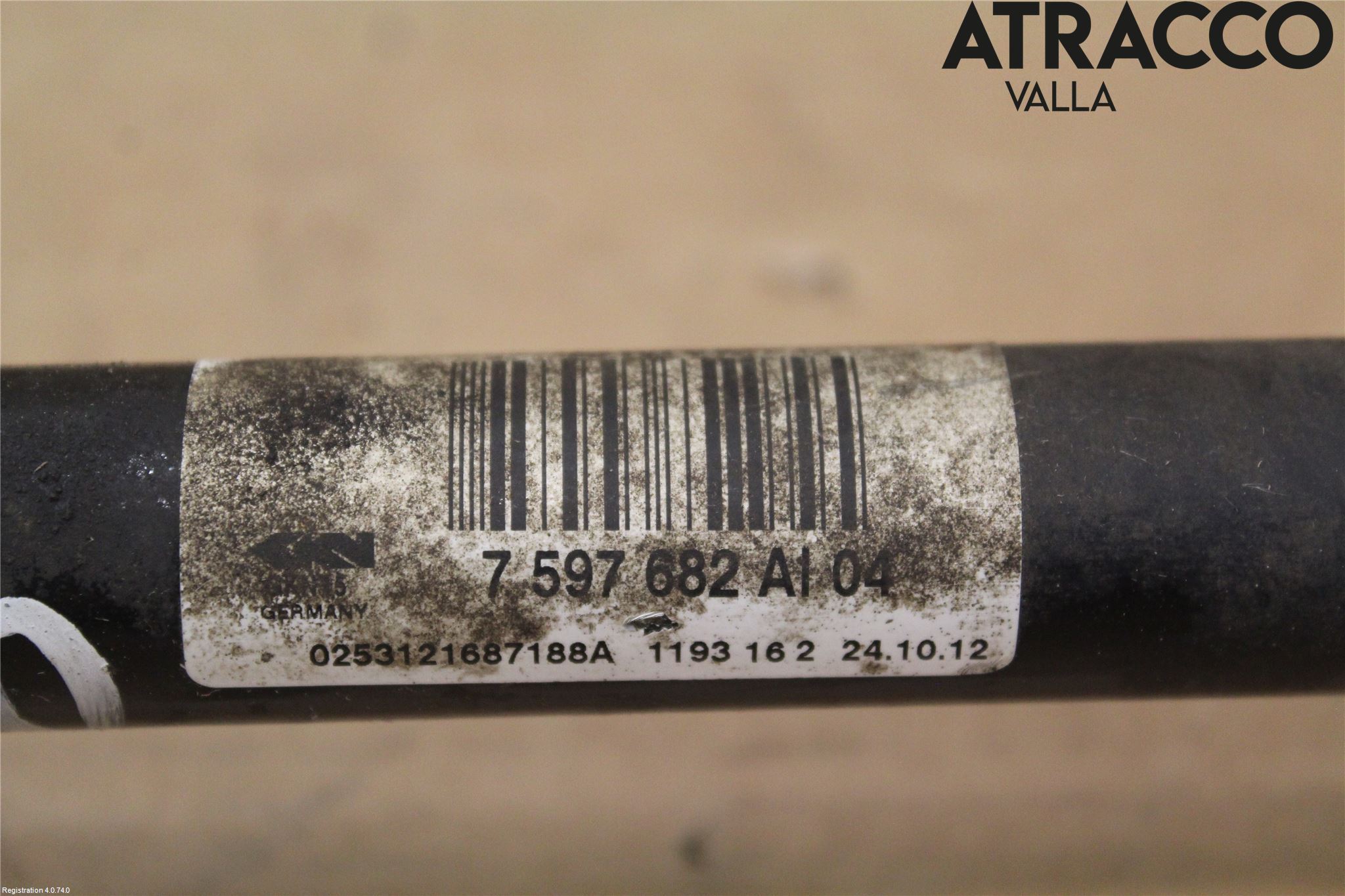 BMW 3 F30/F31/F80 12-19 Drivaxel Bak Höger