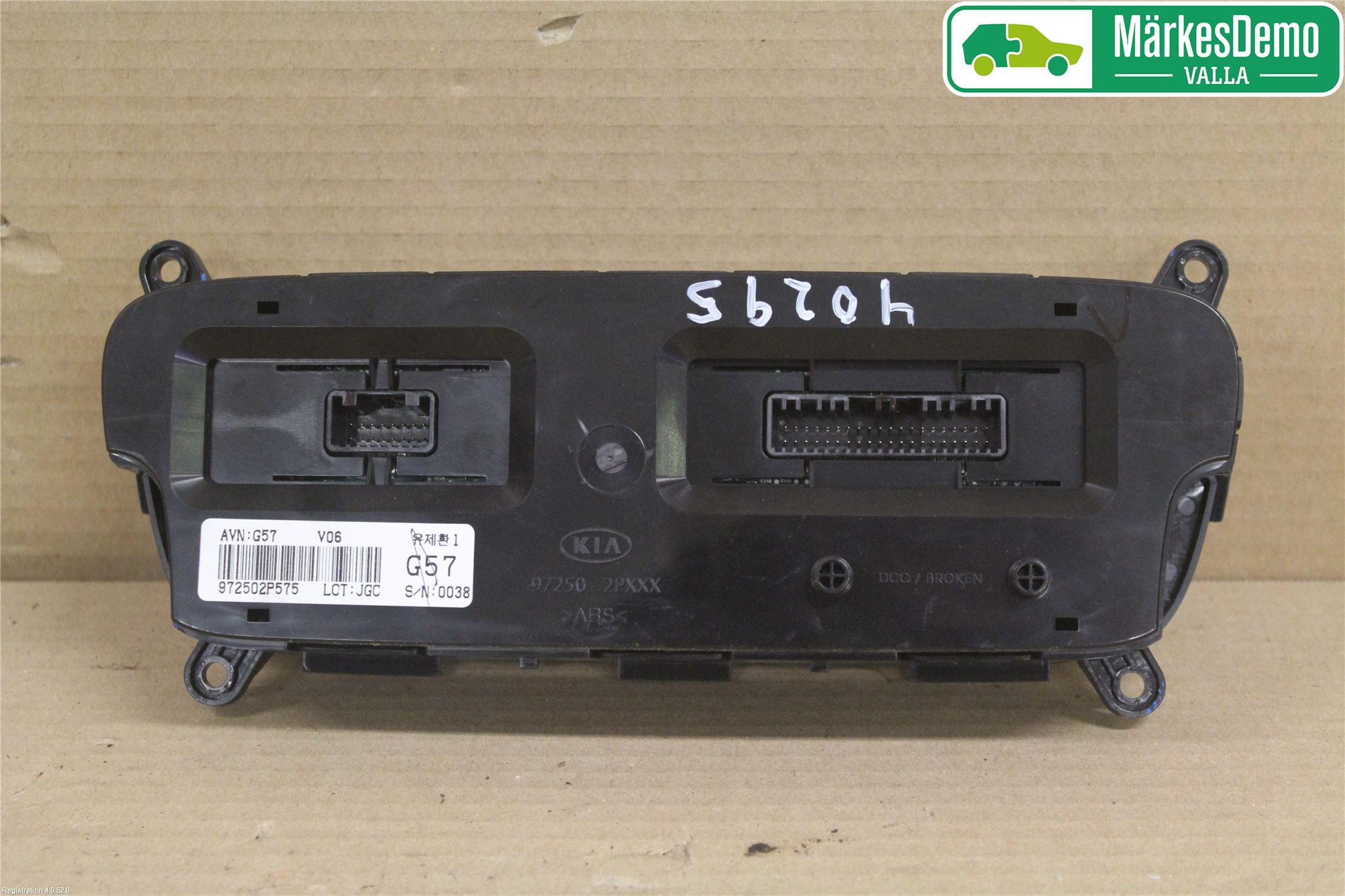 Kia SORENTO 10-14 Värmereglage