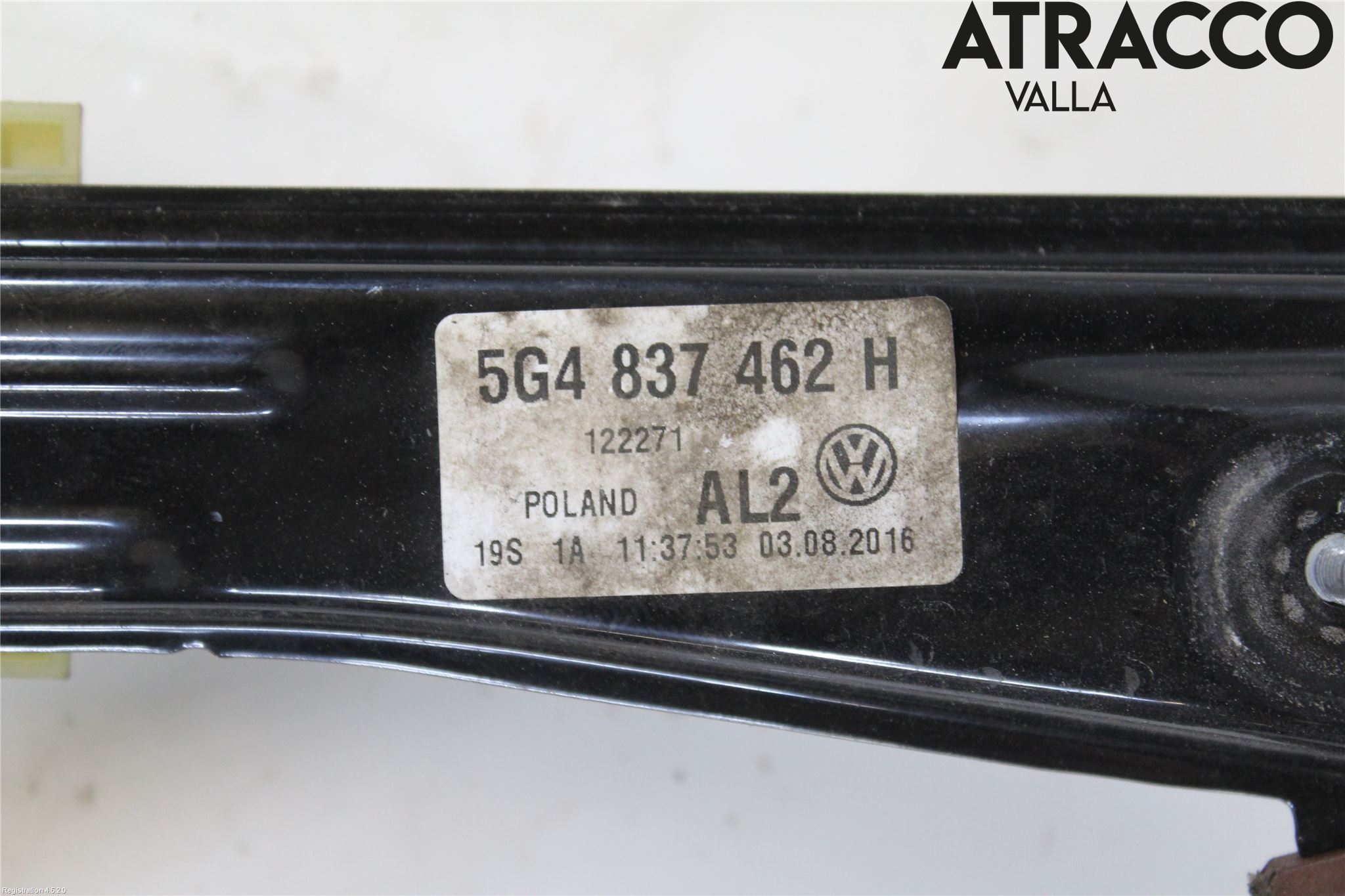 Volkswagen VW GOLF / E-GOLF VII 13-20 Fönsterhissmekanism