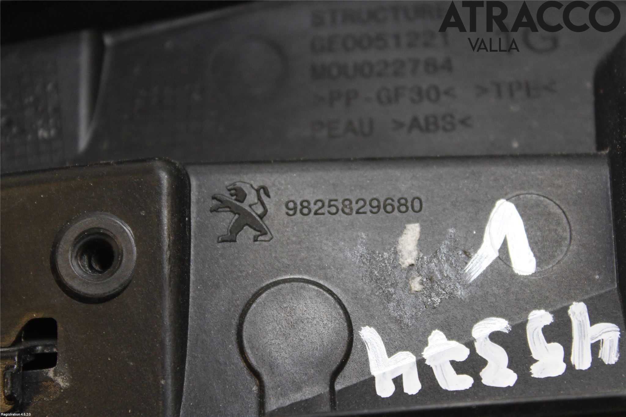 Peugeot 2008/E-2008 20- List Bak-Baklucka