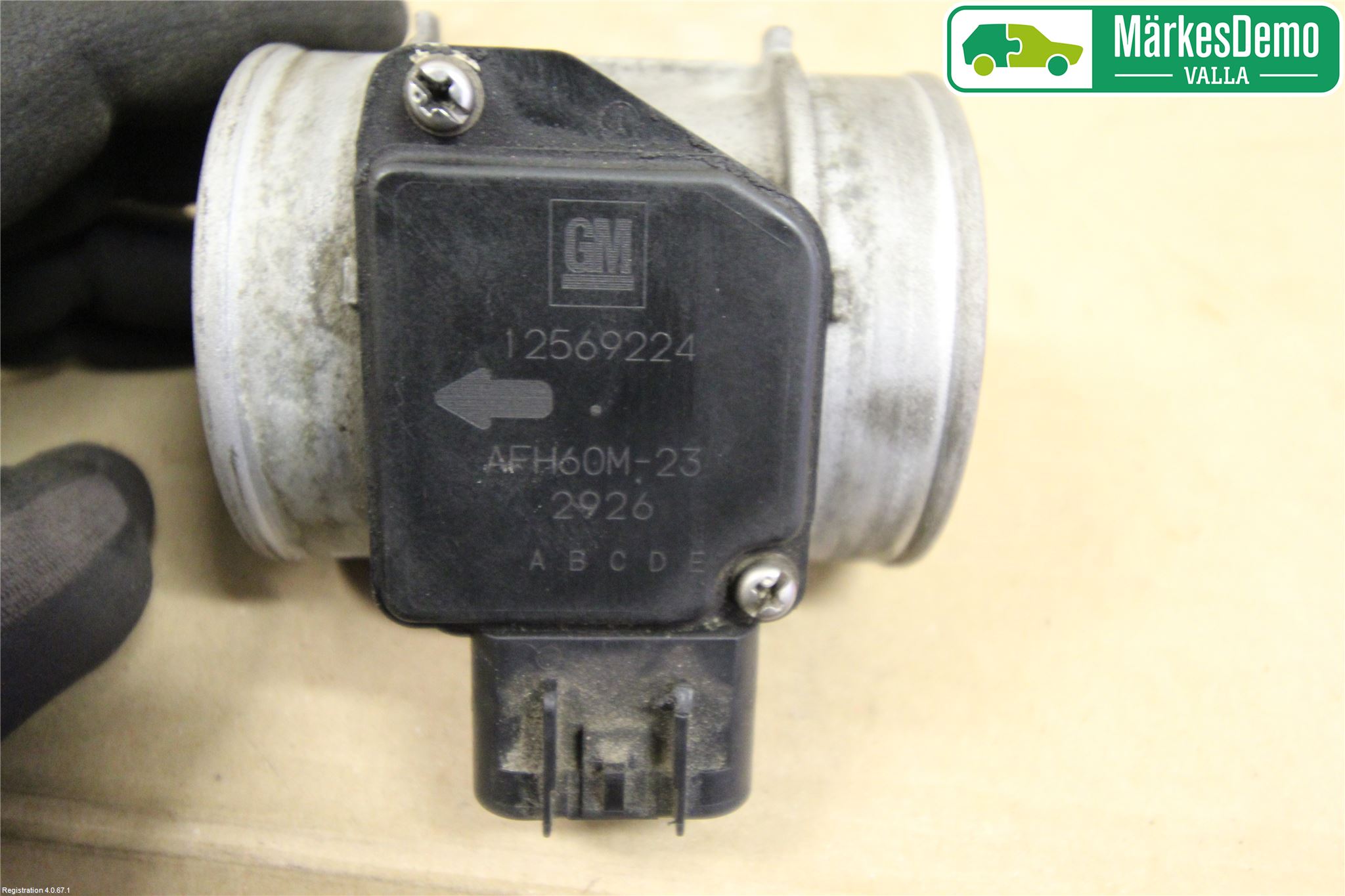 Opel VECTRA C 02-05 Injluftmassamätare