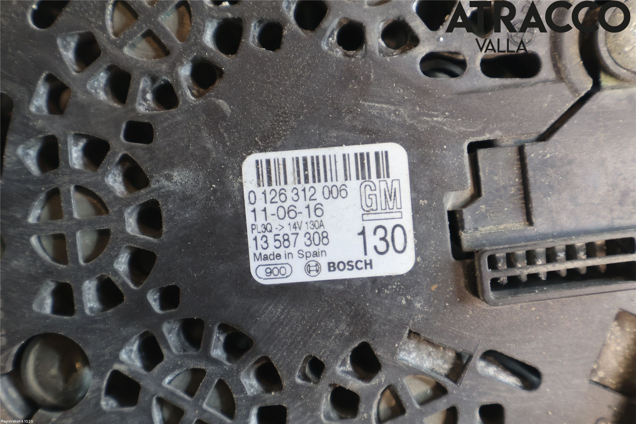 Opel ASTRA K 16-22 Generator