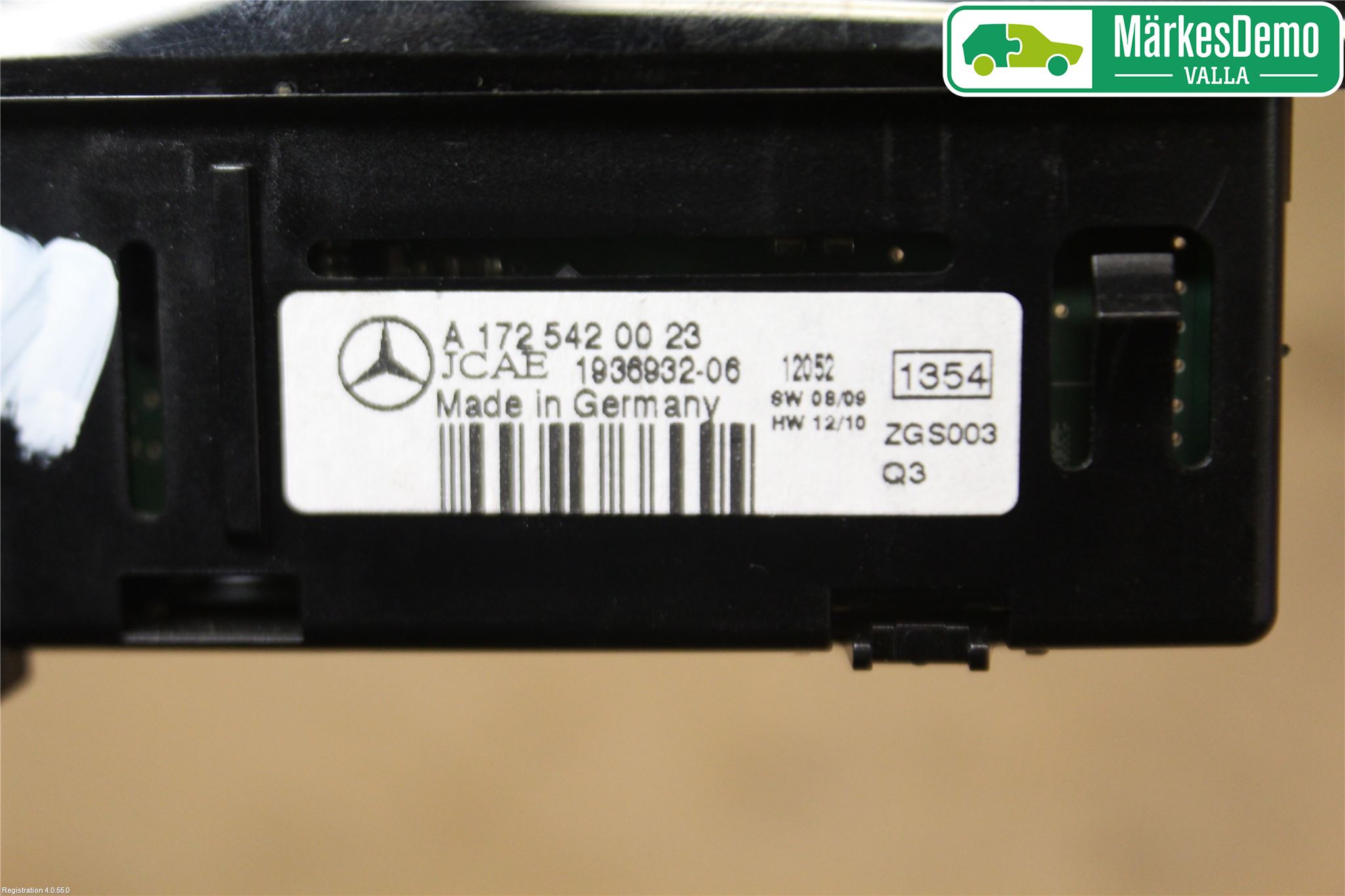 Mercedes-Benz MB C-KLASS (W204) 07-15 Styrenhet Parkeringshjälp