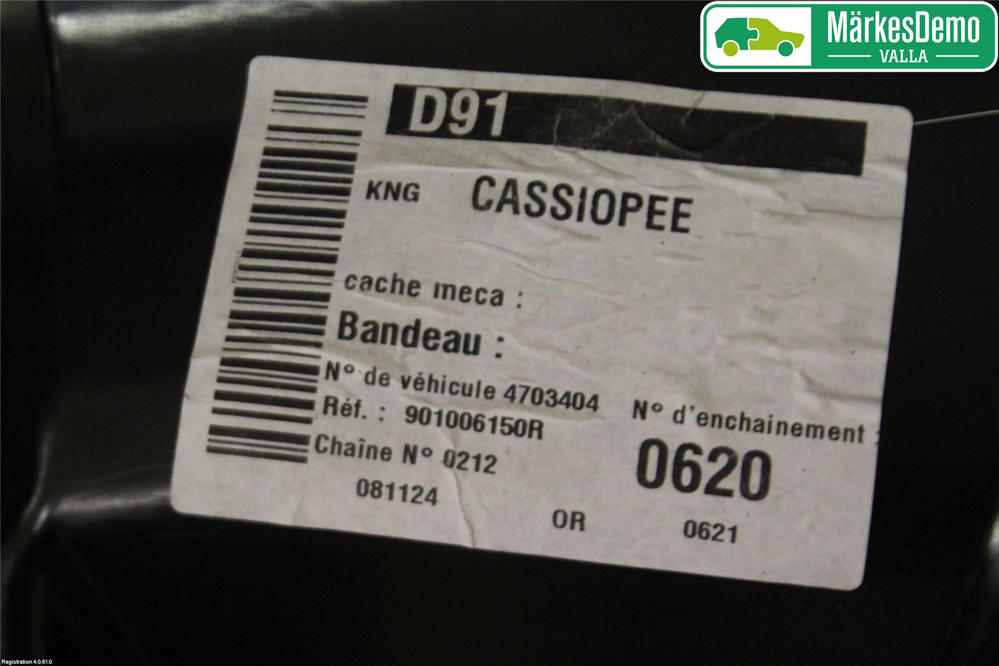 Renault LAGUNA III 08-10 Baklucka (Ej Med Ruta)