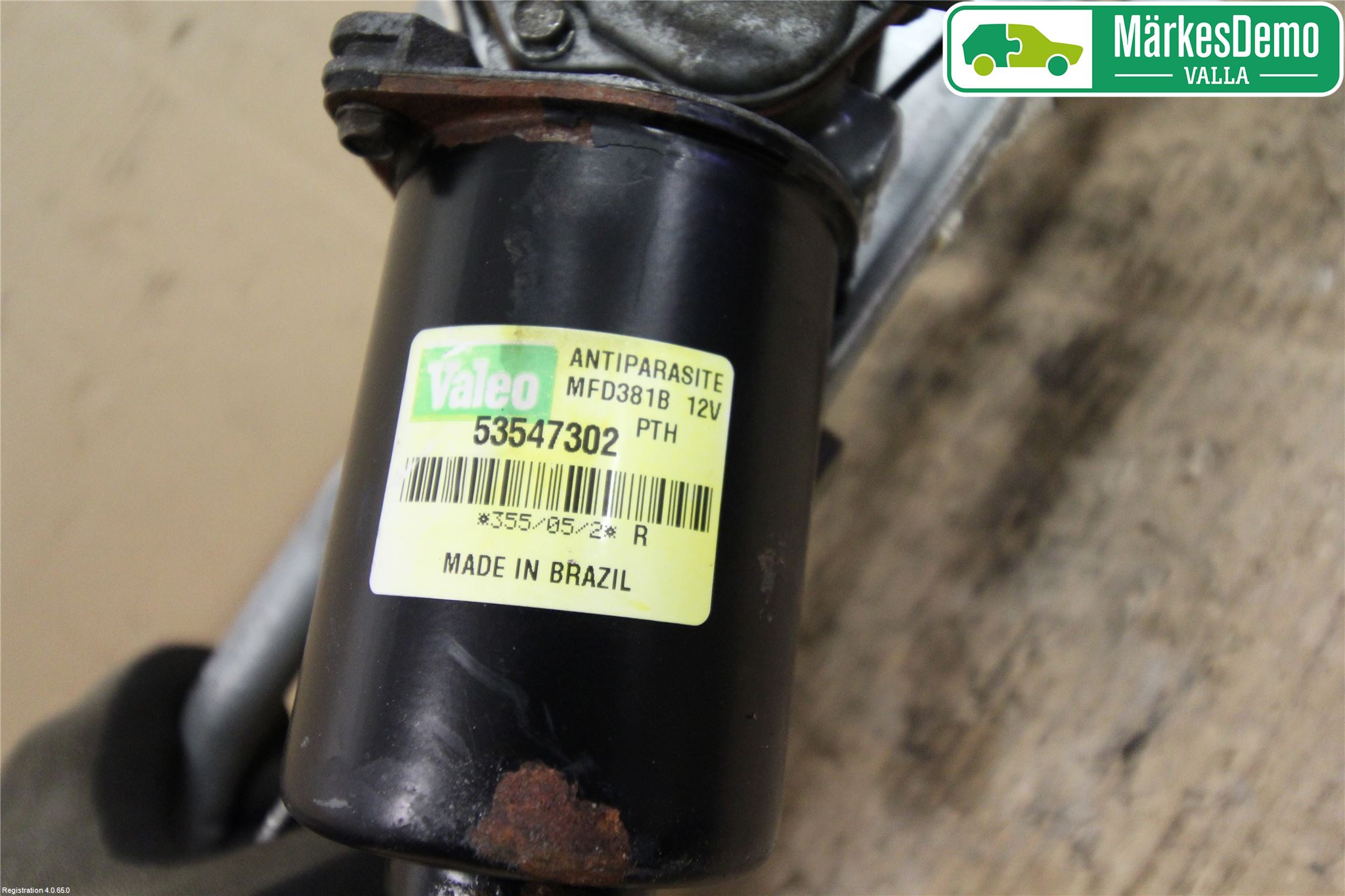 Citroen JUMPY -07 Torkarmekanism Vindruta