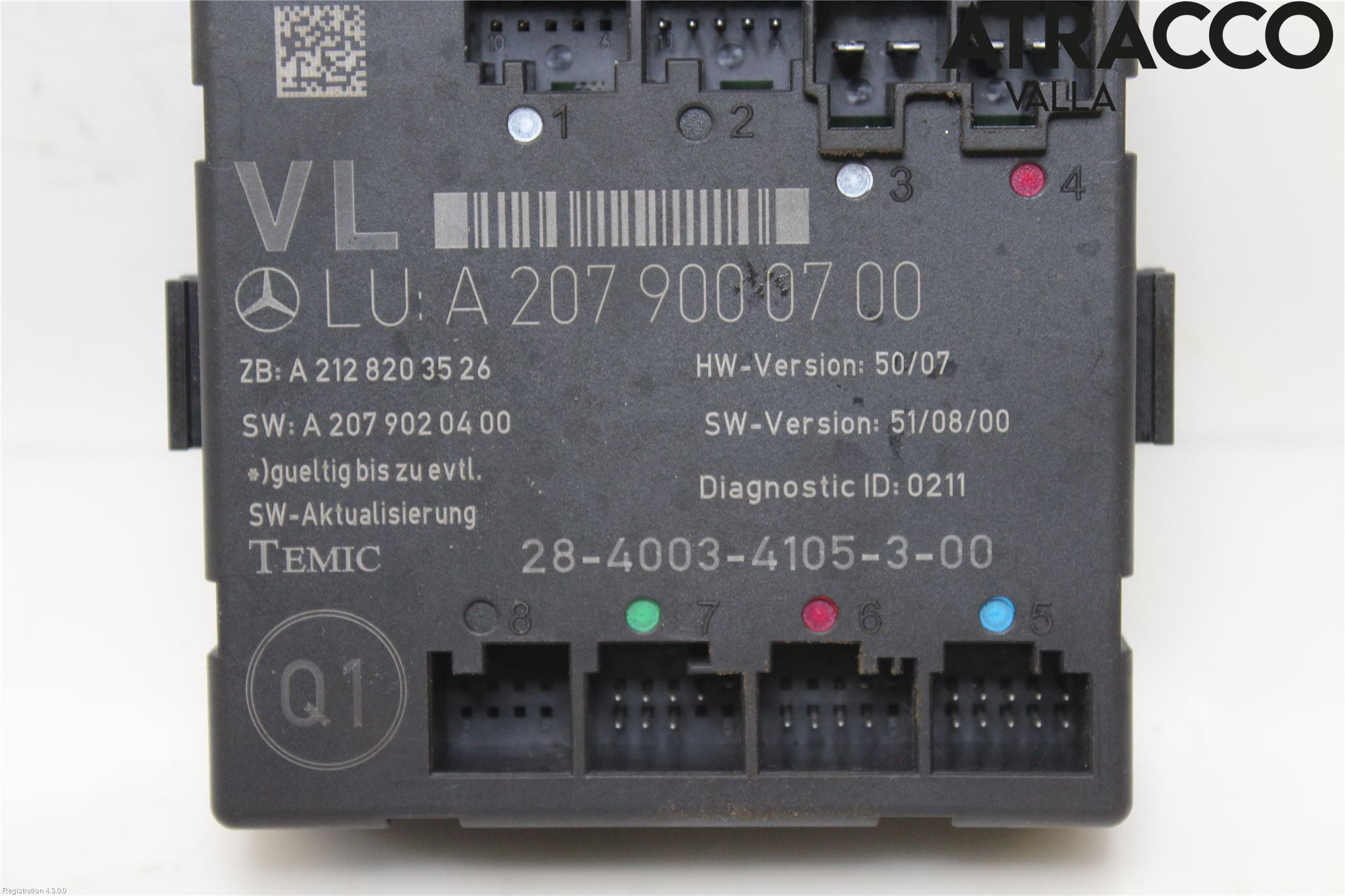 Mercedes-Benz MB E-KLASS (W212) 09-16 Styrenhet Dörr