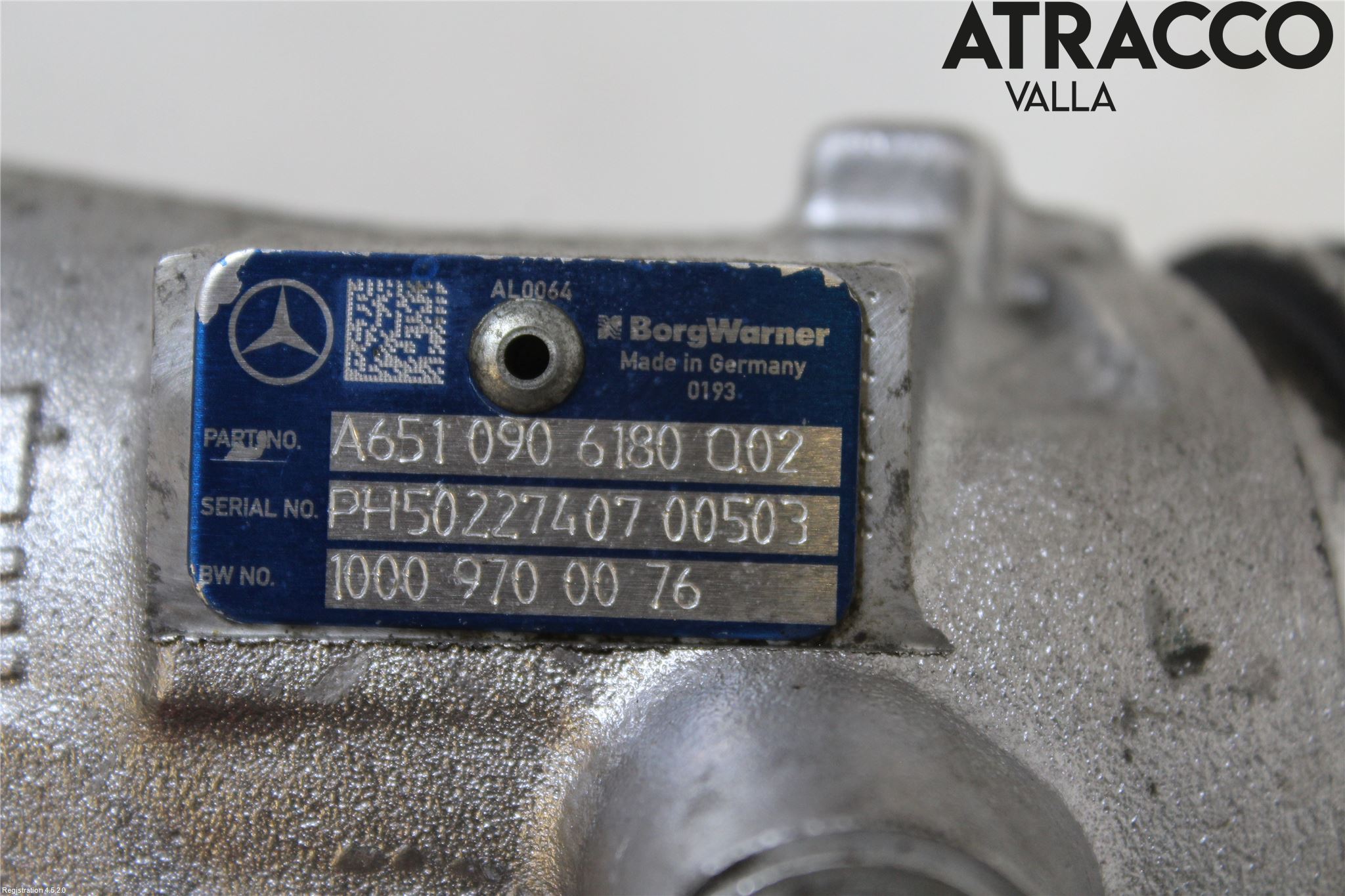 Mercedes-Benz MB C-KLASS (W204) 07-15 Turboaggregat