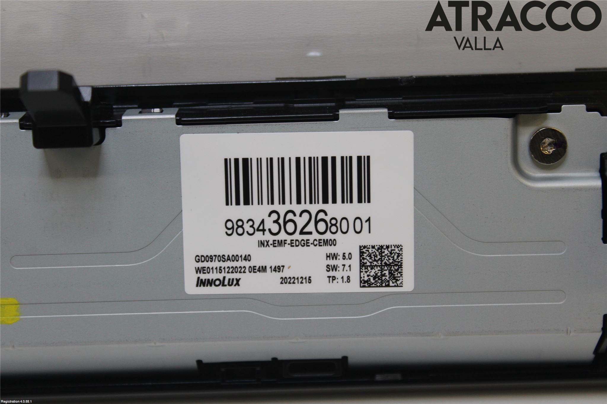 Peugeot 308/E-308 21- Multifunktionsdisplay