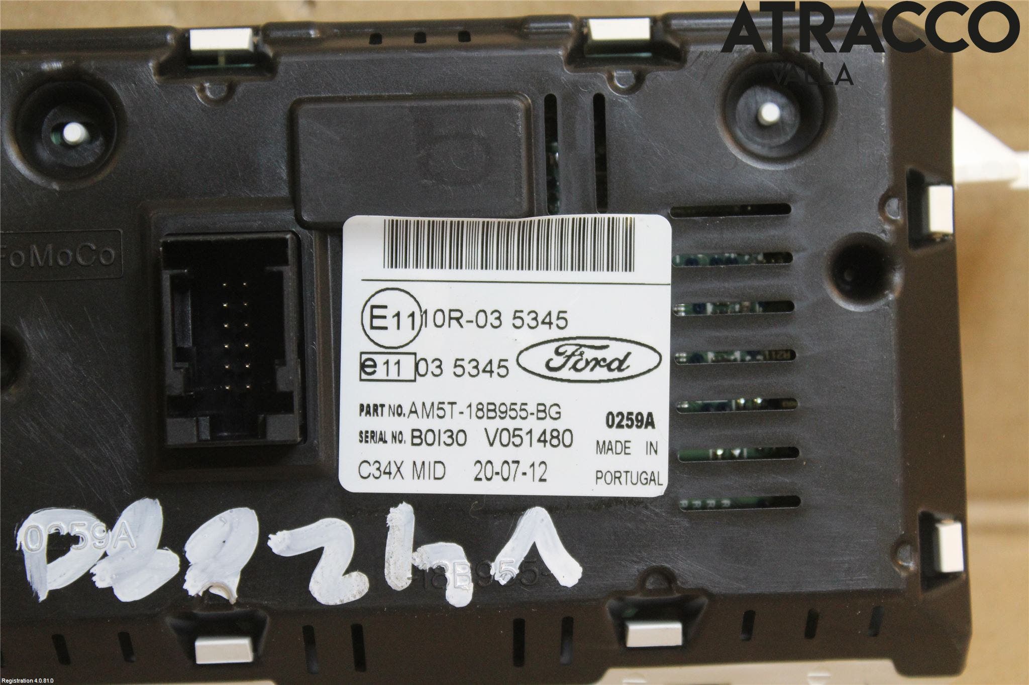 Ford C-MAX II 11-14 Kontrolldisplay