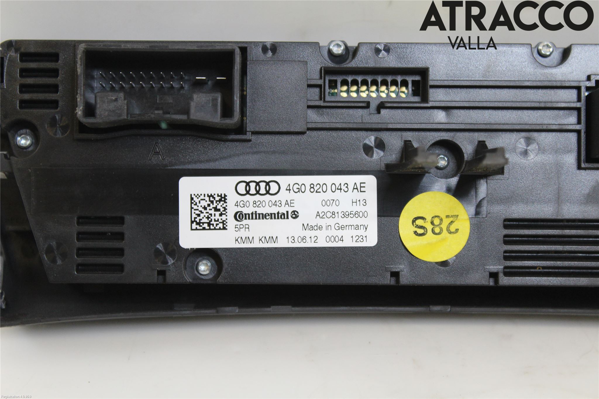 Audi A6/S6 4G 11-18 Ac Styrenhet Ac Manöveren