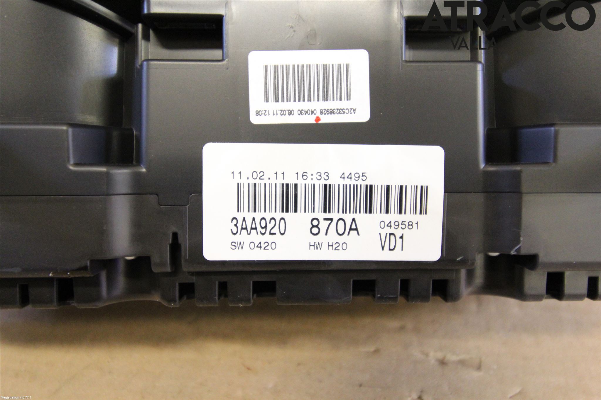 Volkswagen VW PASSAT 11-14 Instrument Komb