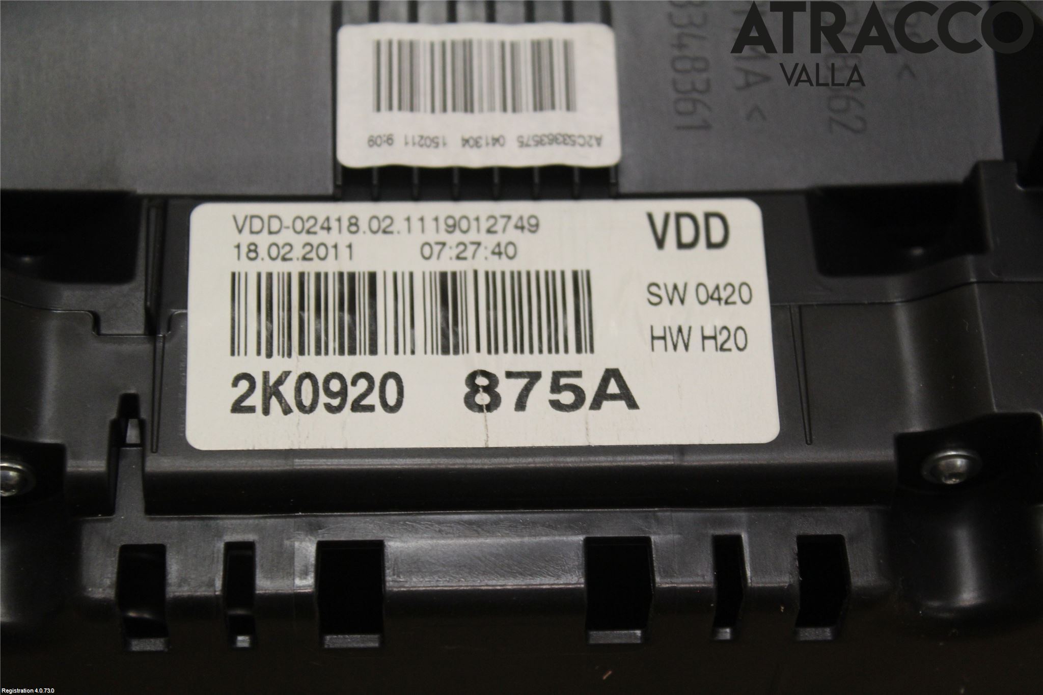 Volkswagen VW CADDY 11-15 Instrument Komb