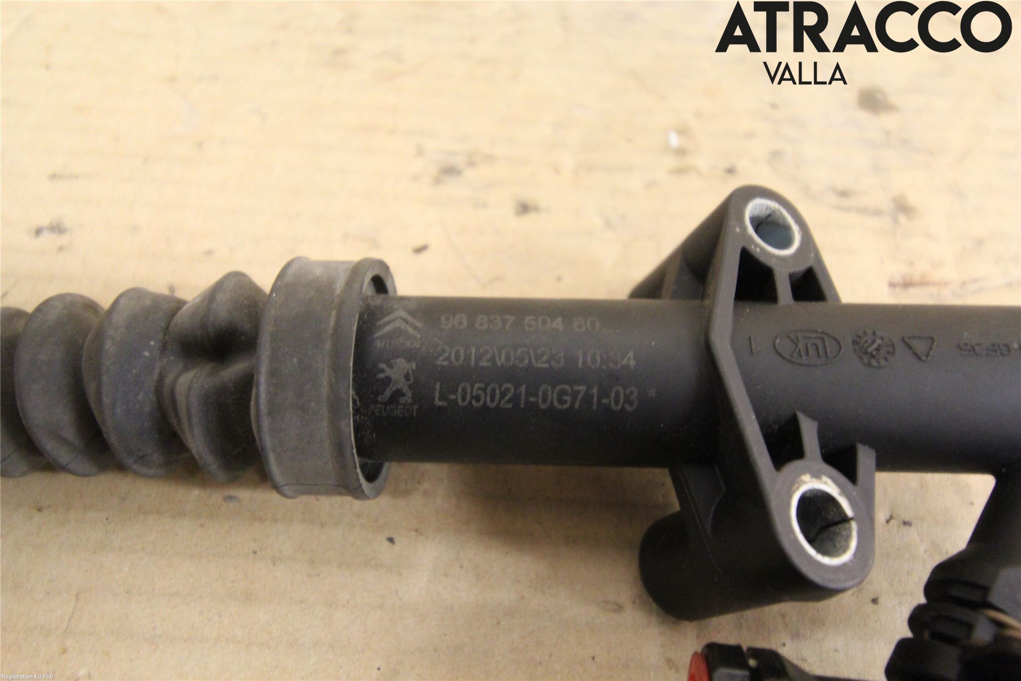 Peugeot 208 12-15 Kopplingscylinder Slav