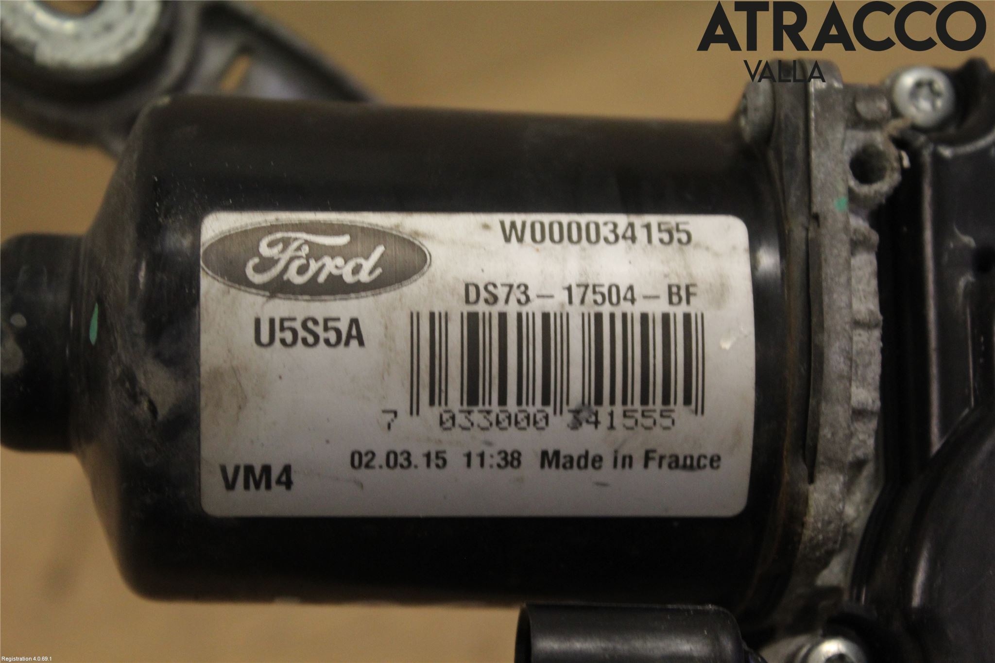 Ford MONDEO 15-22 Torkarmotor Vindruta
