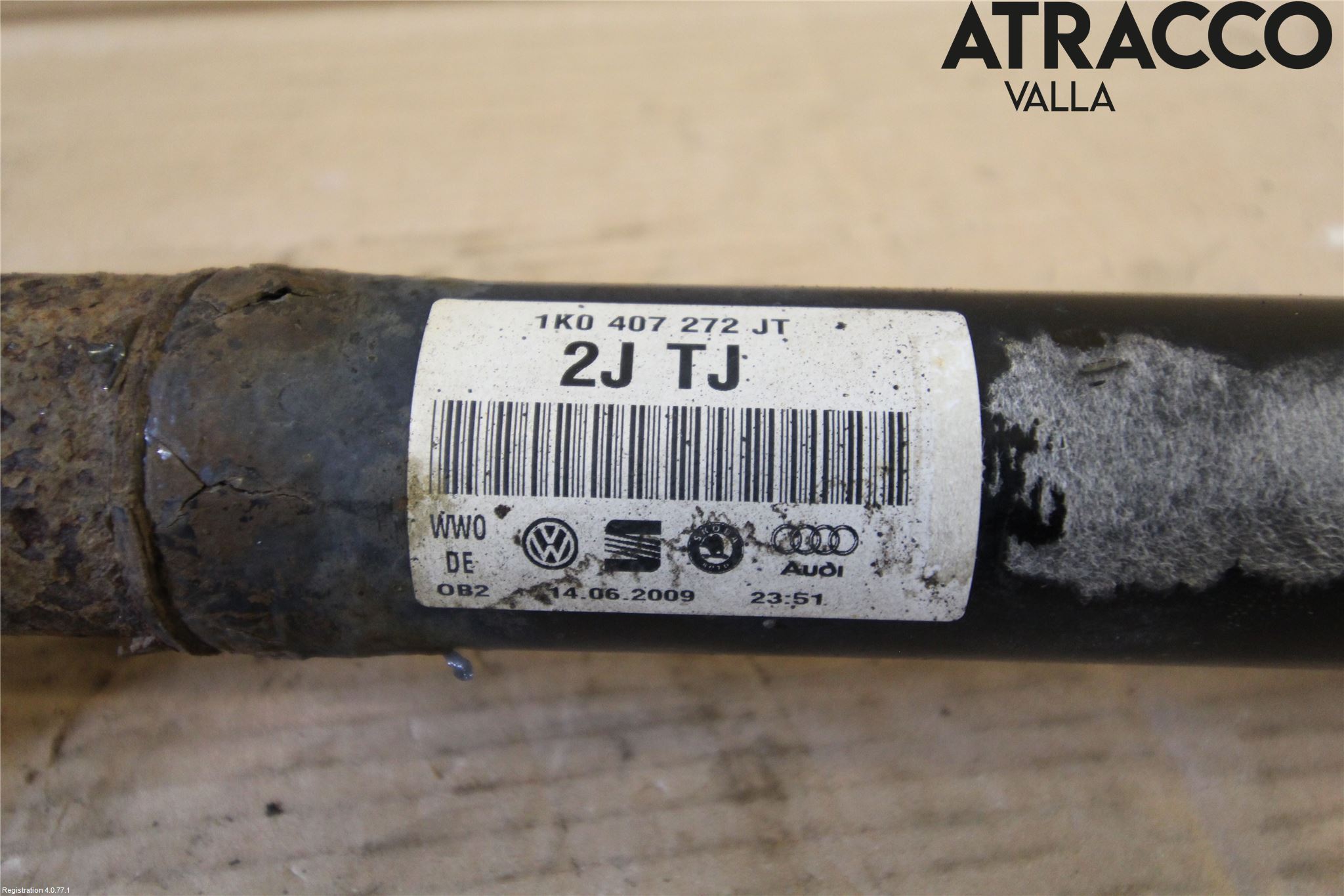 Seat ALTEA Drivaxel Fram Höger