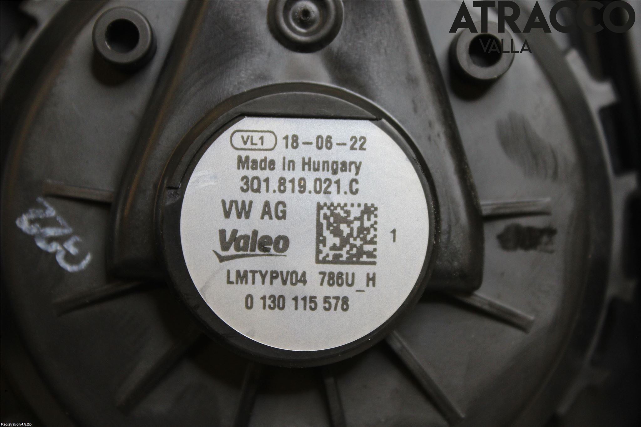 Volkswagen VW TIGUAN 16-24 Ac Värmefläkt