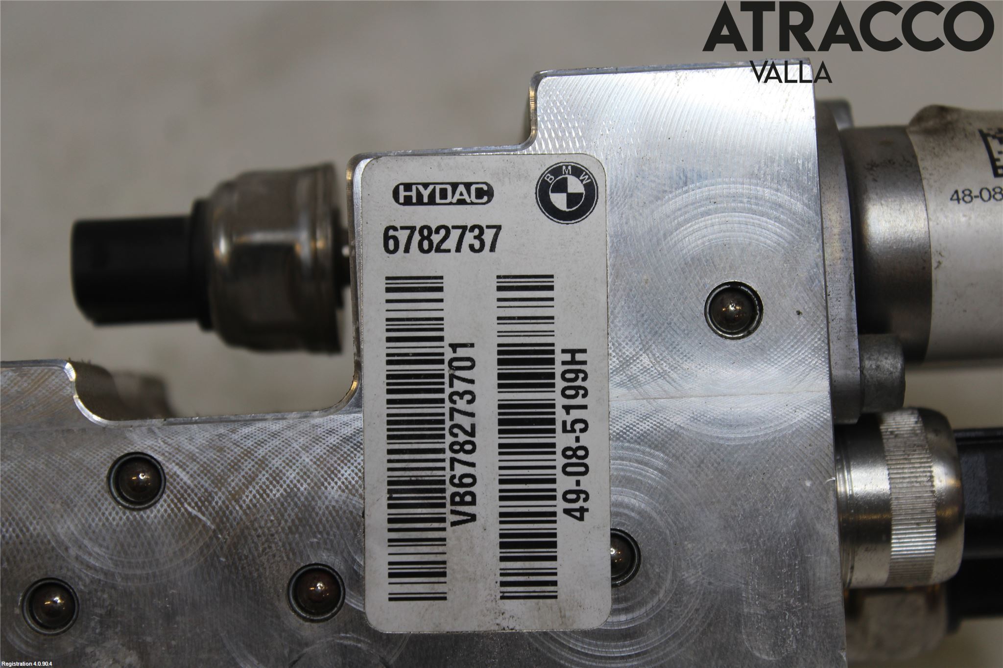 BMW X6 E71/E72   08-14 Fjädr Hydraulregl Fram