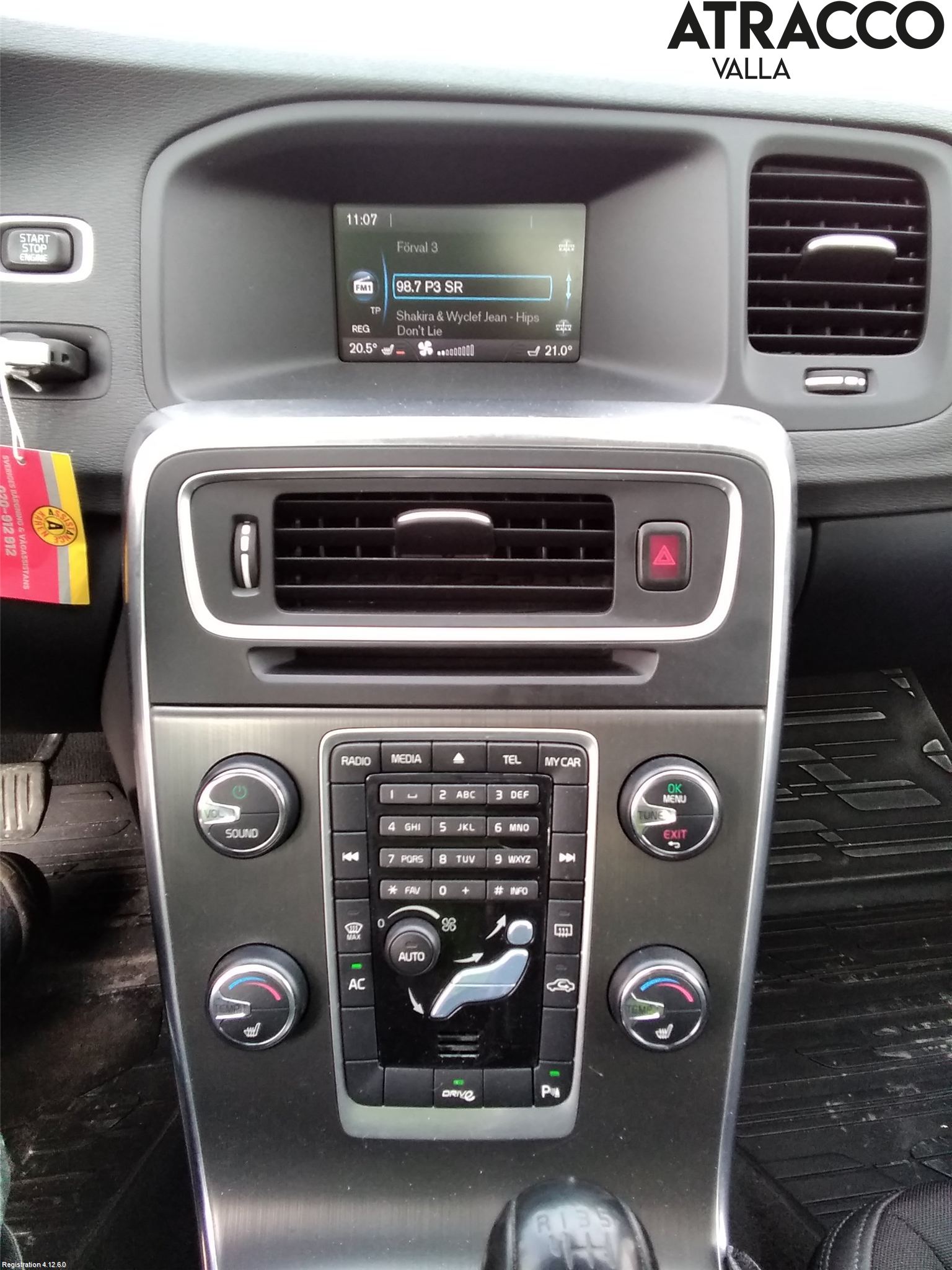 Volvo V60 11-13 Multifunktionsdisplay