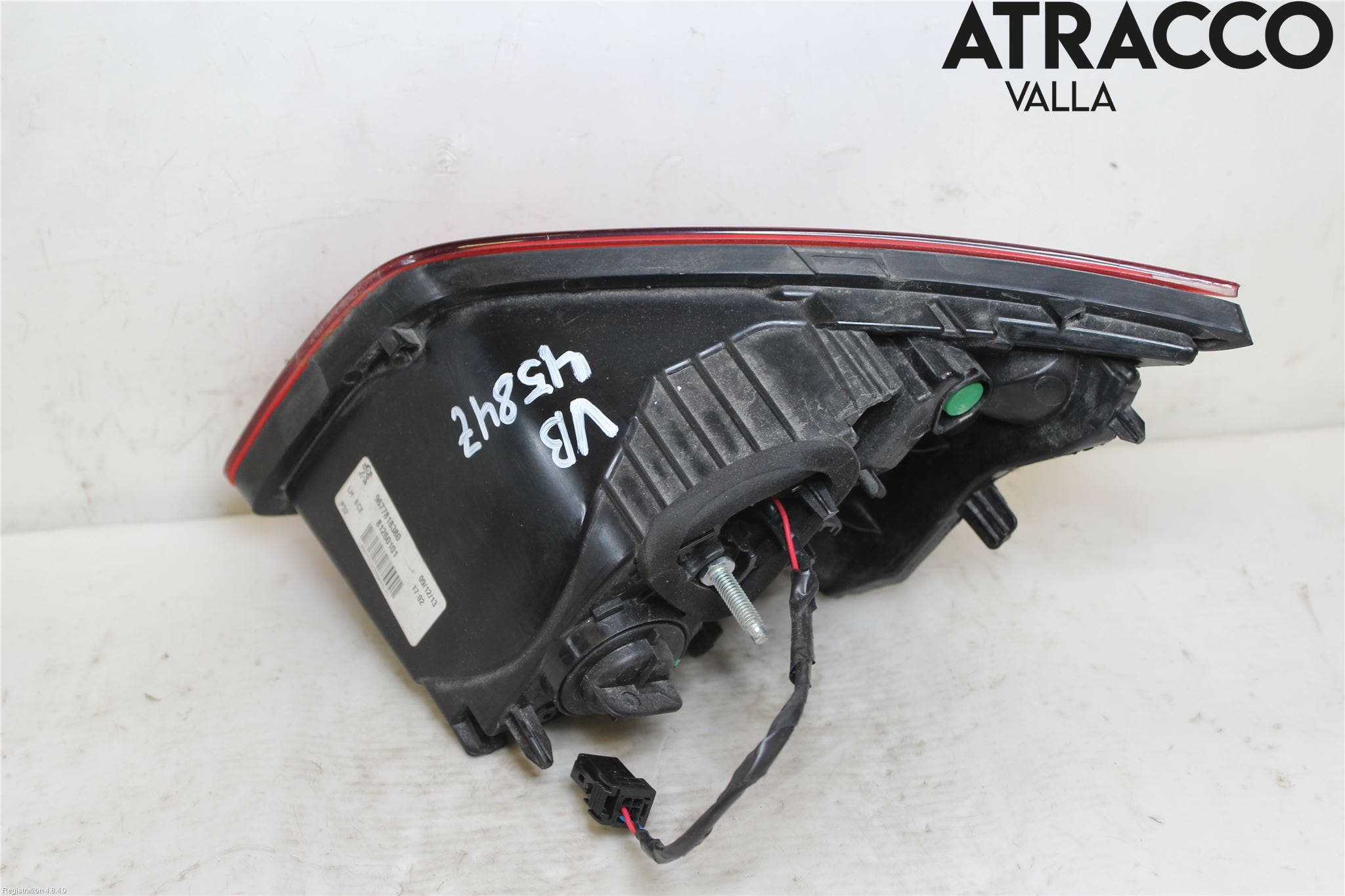 Peugeot 308 14-21 Bakljus Lucka Vä