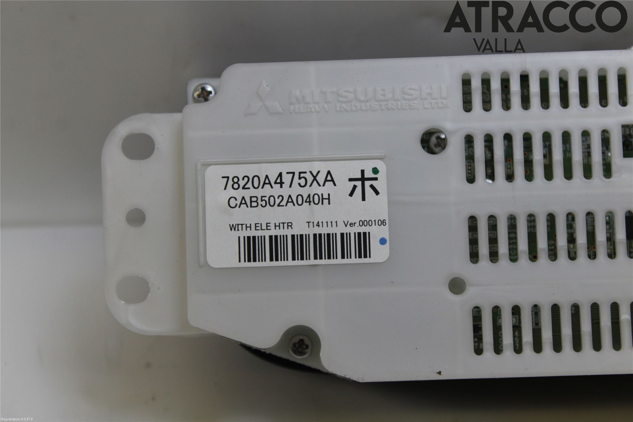 Mitsubishi OUTLANDER 13-21 Ac Styrenhet Ac Manöveren