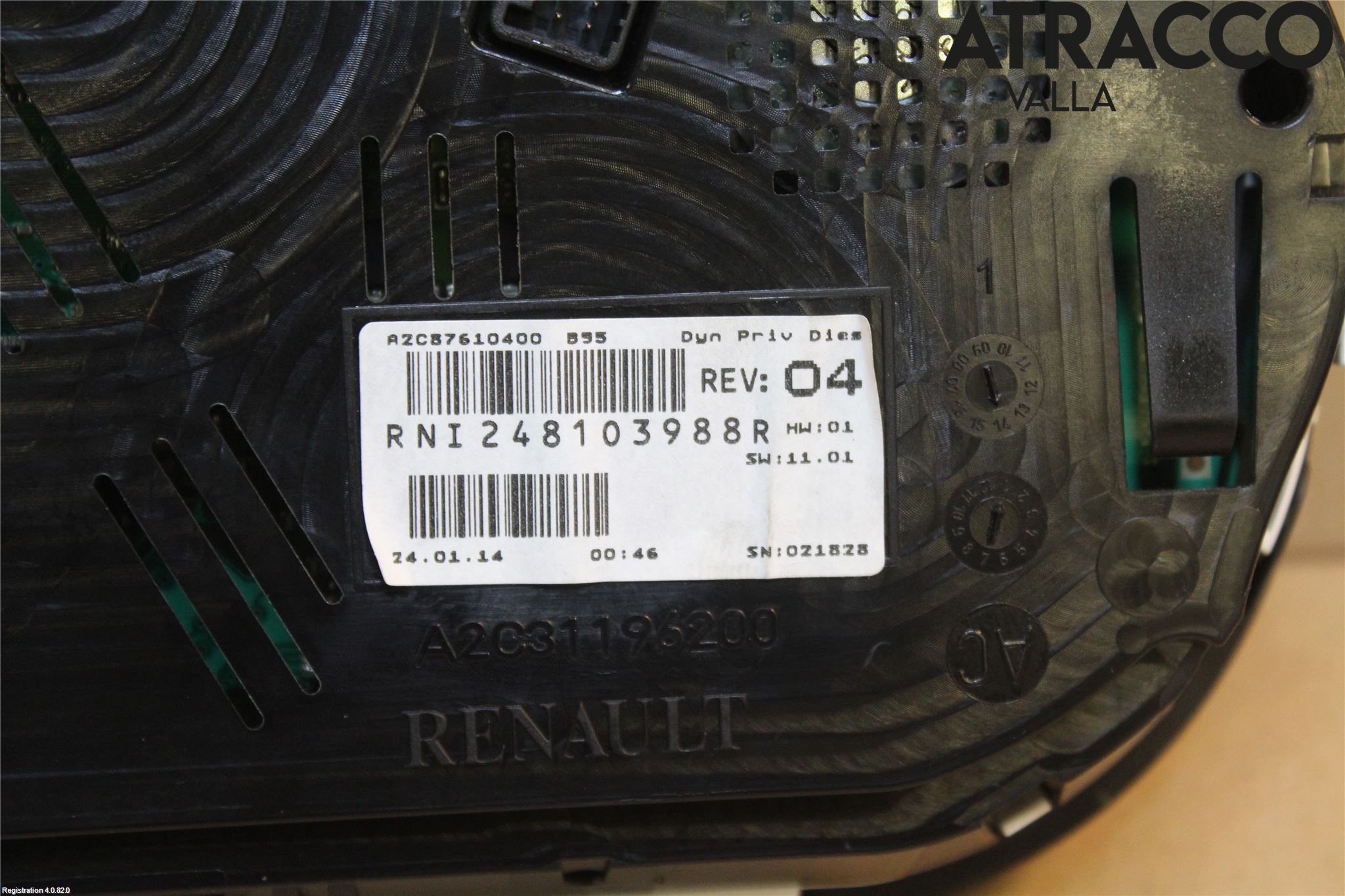 Renault MEGANE III 09-15 Instrument Komb