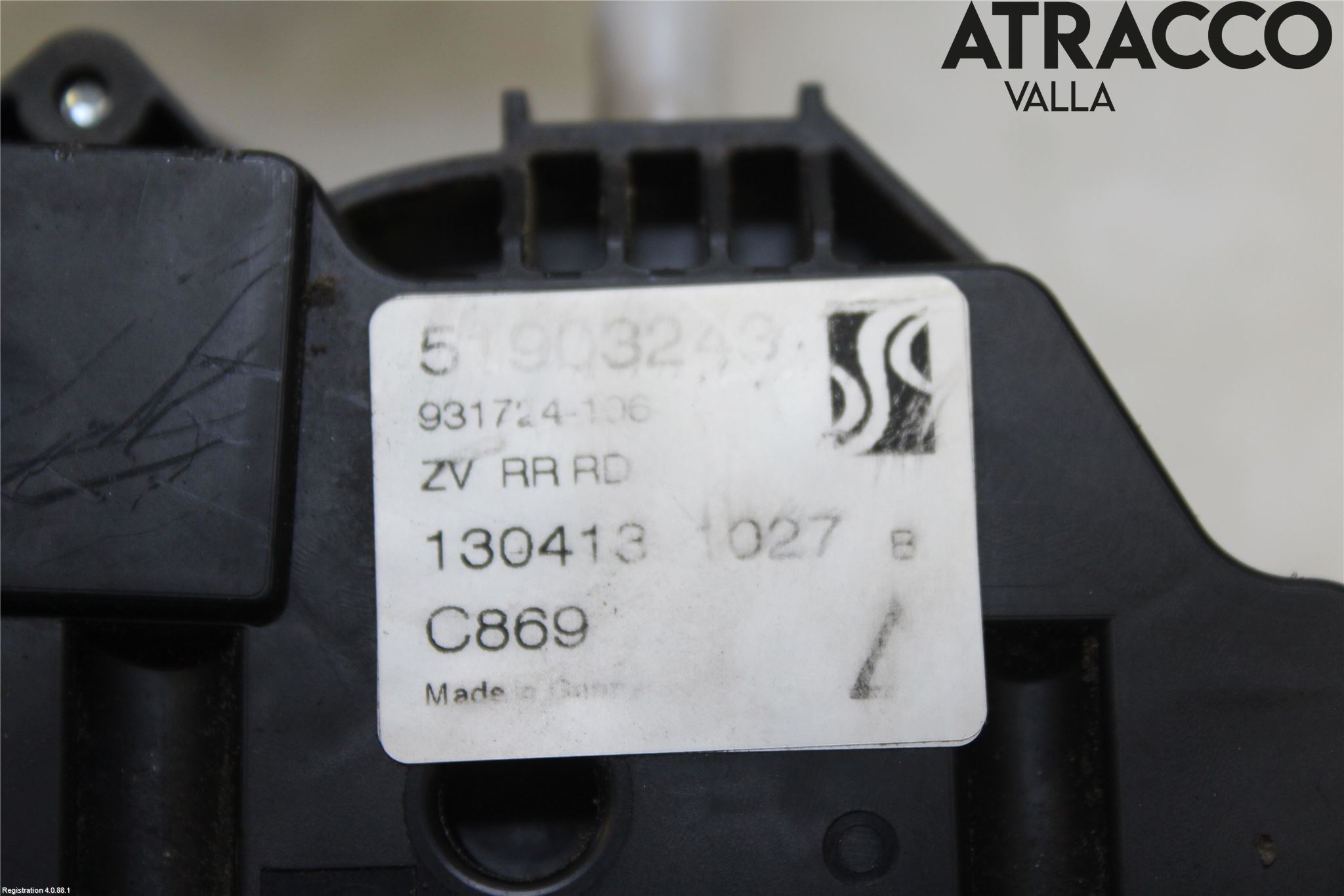 Fiat PUNTO 00-18 Låskista-Dörrlås