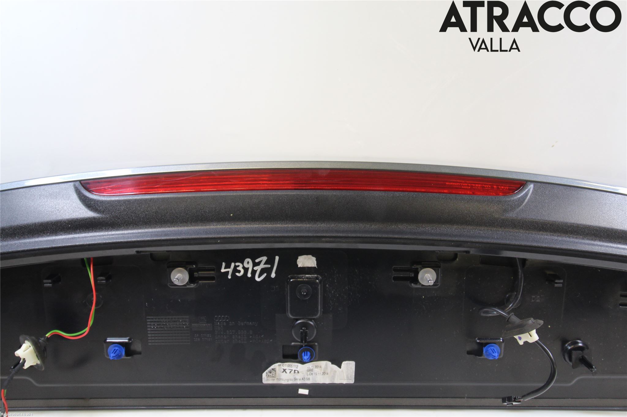 Audi A3/S3 8V 13-20 Spoiler Baklucka