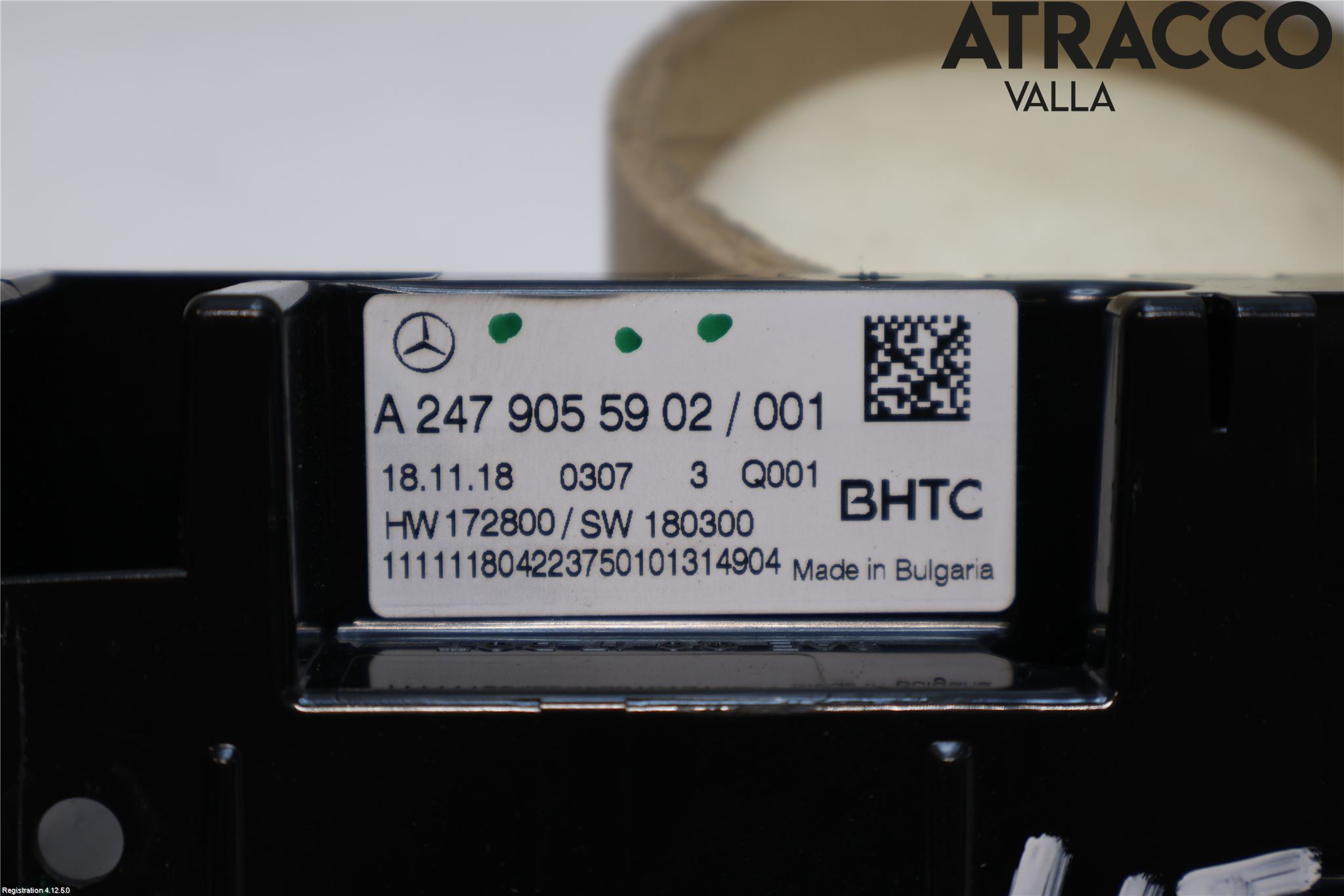 Mercedes-Benz MB A-KLASS (W177) 18- Ac Styrenhet Ac Manöveren