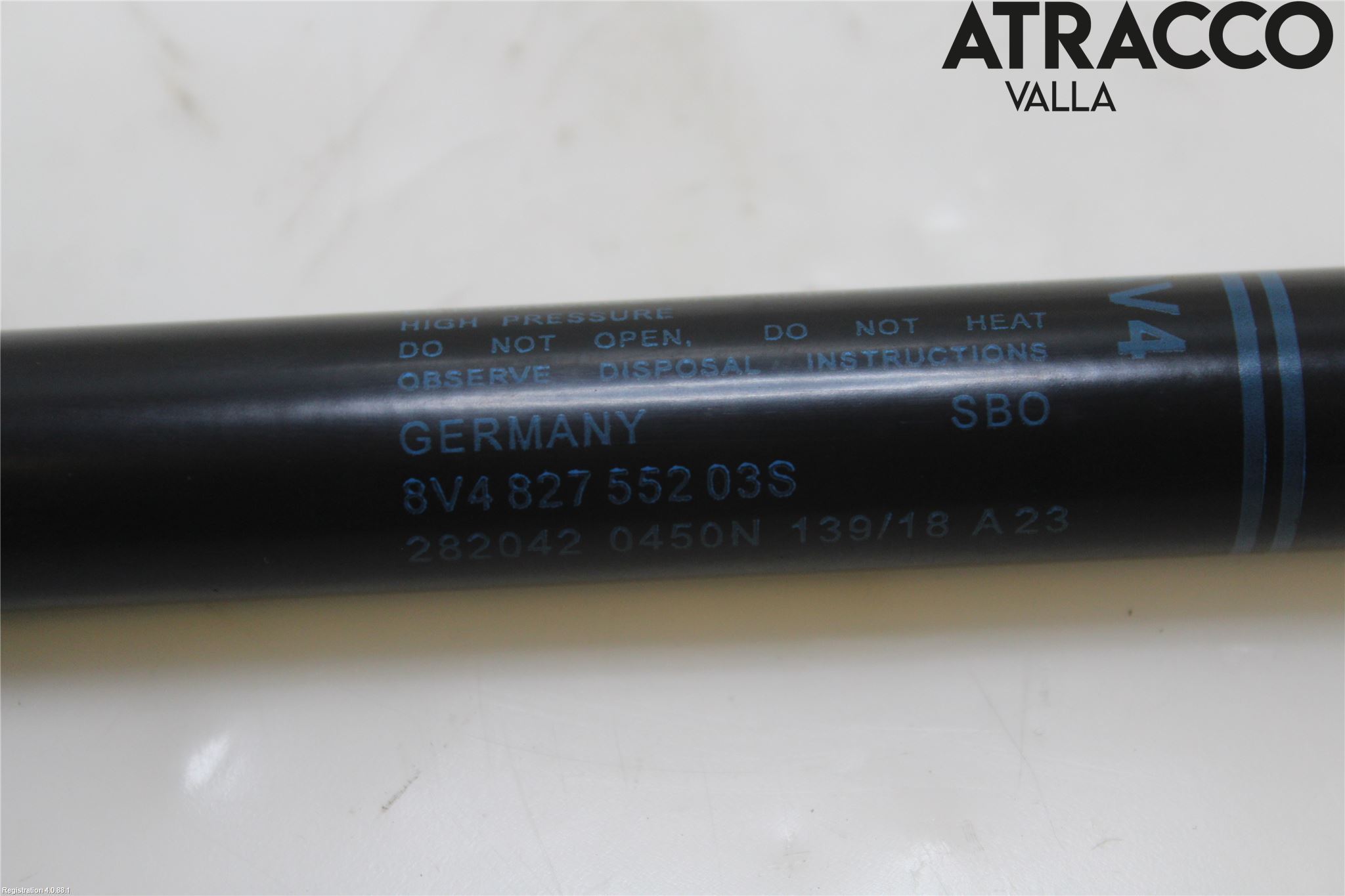 Audi A3/S3 8V 13-20 Gasfjäder Baklucka