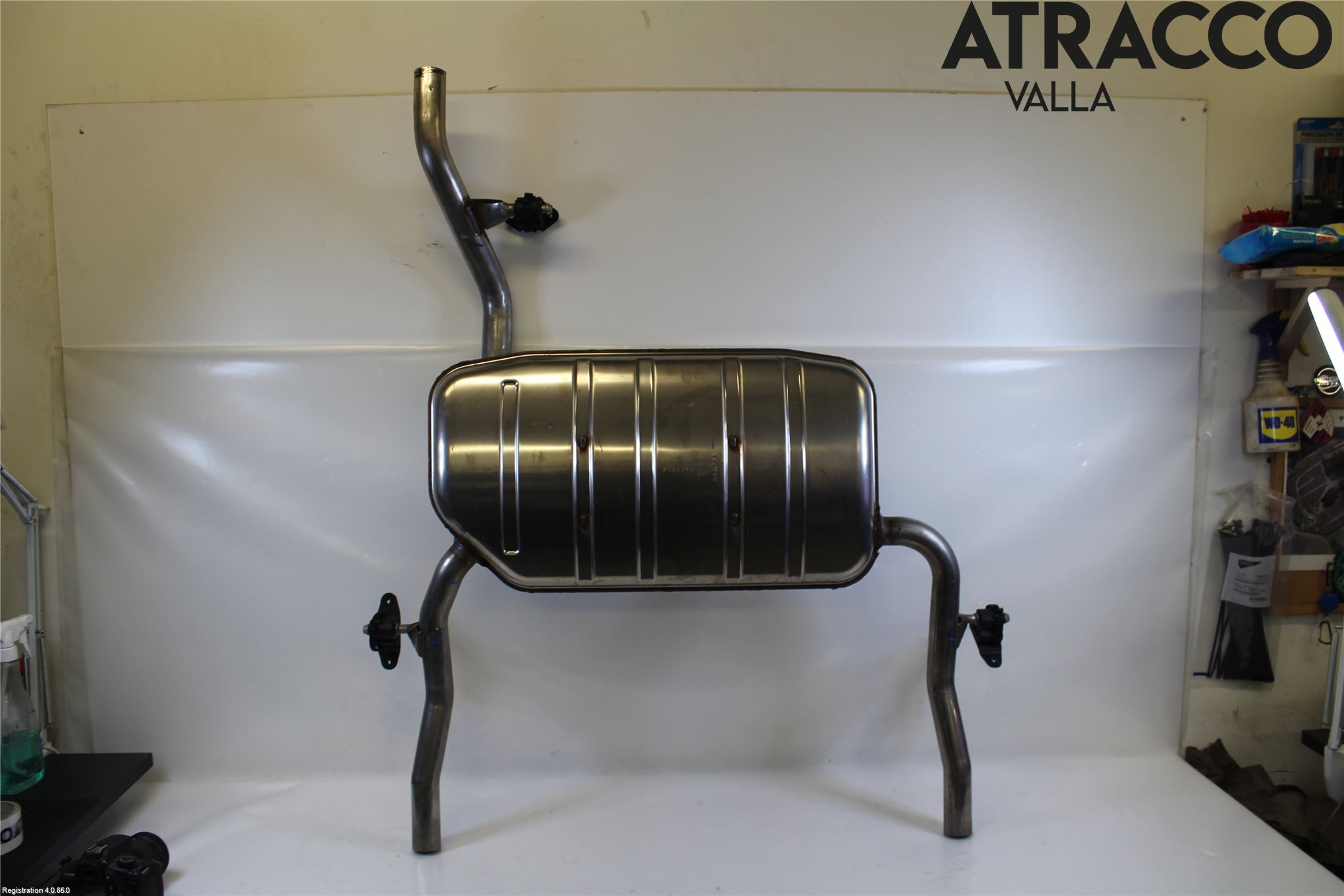 Peugeot 2008/E-2008 20- Avgasrör Främre-Mitt-Bak