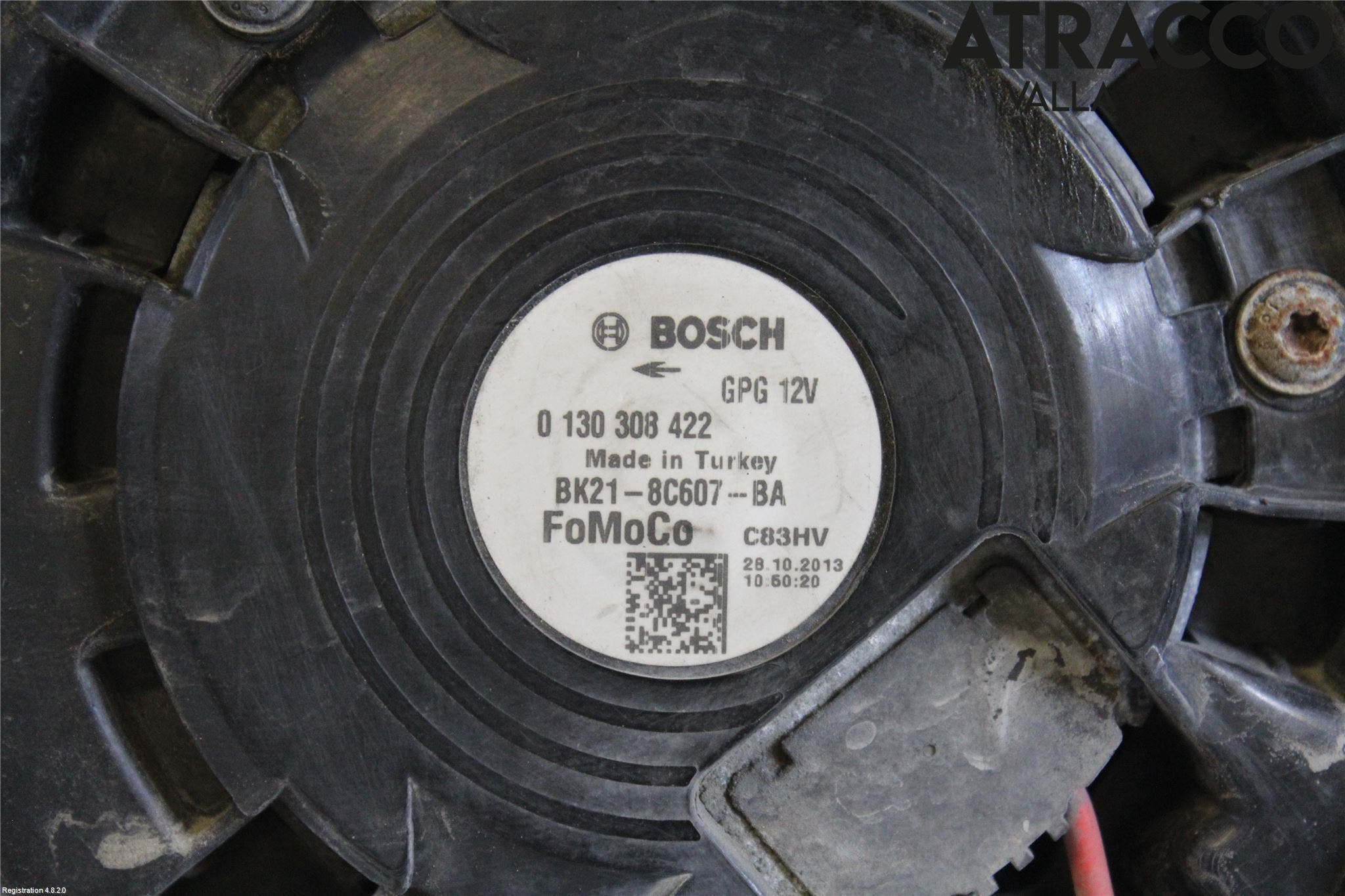 Ford TRANSIT/TOURNEO CUSTOM 13-24 Kylfläkt El