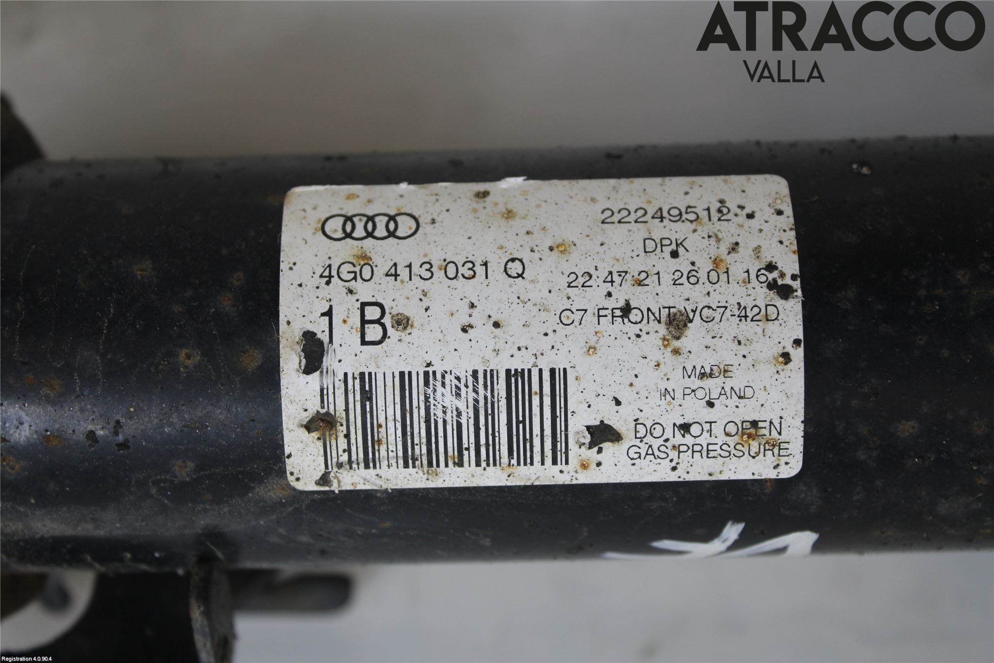 Audi A6/S6 4G 11-18 Fjäderben Fram Vänster