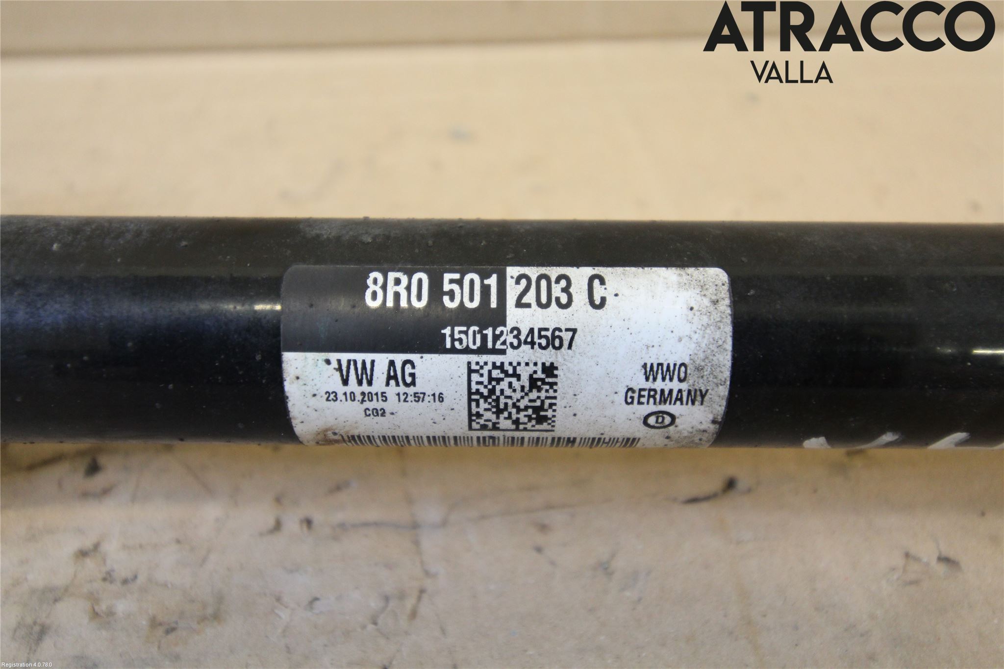 Audi A6 ALLROAD 12-18 Drivaxel Bak Höger