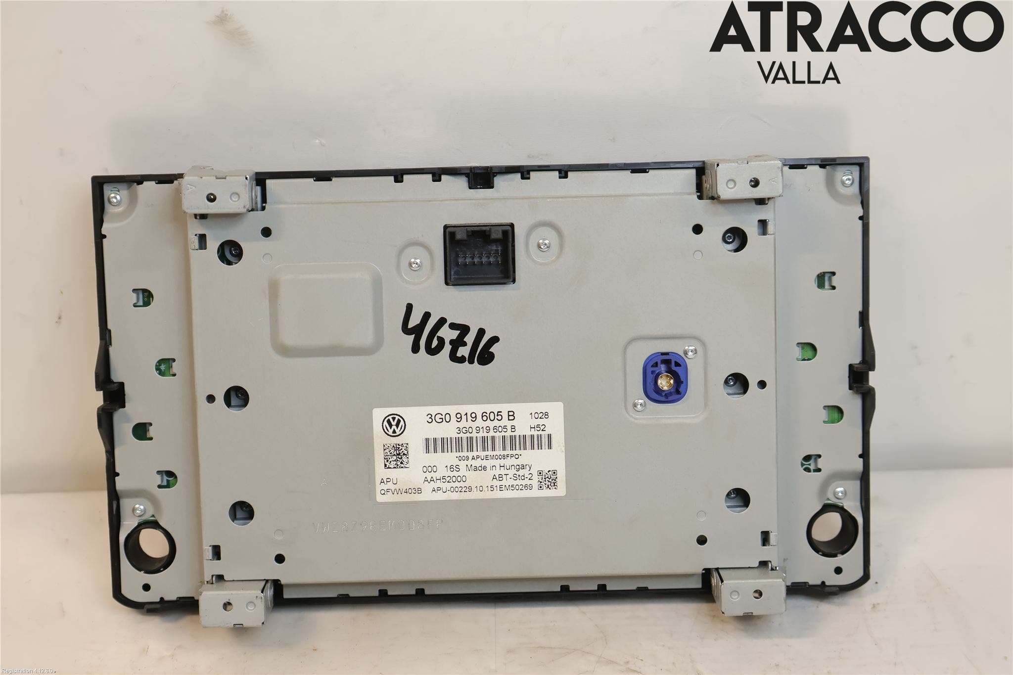 Volkswagen VW PASSAT 15-19 Cd Radio - Multimediapanel