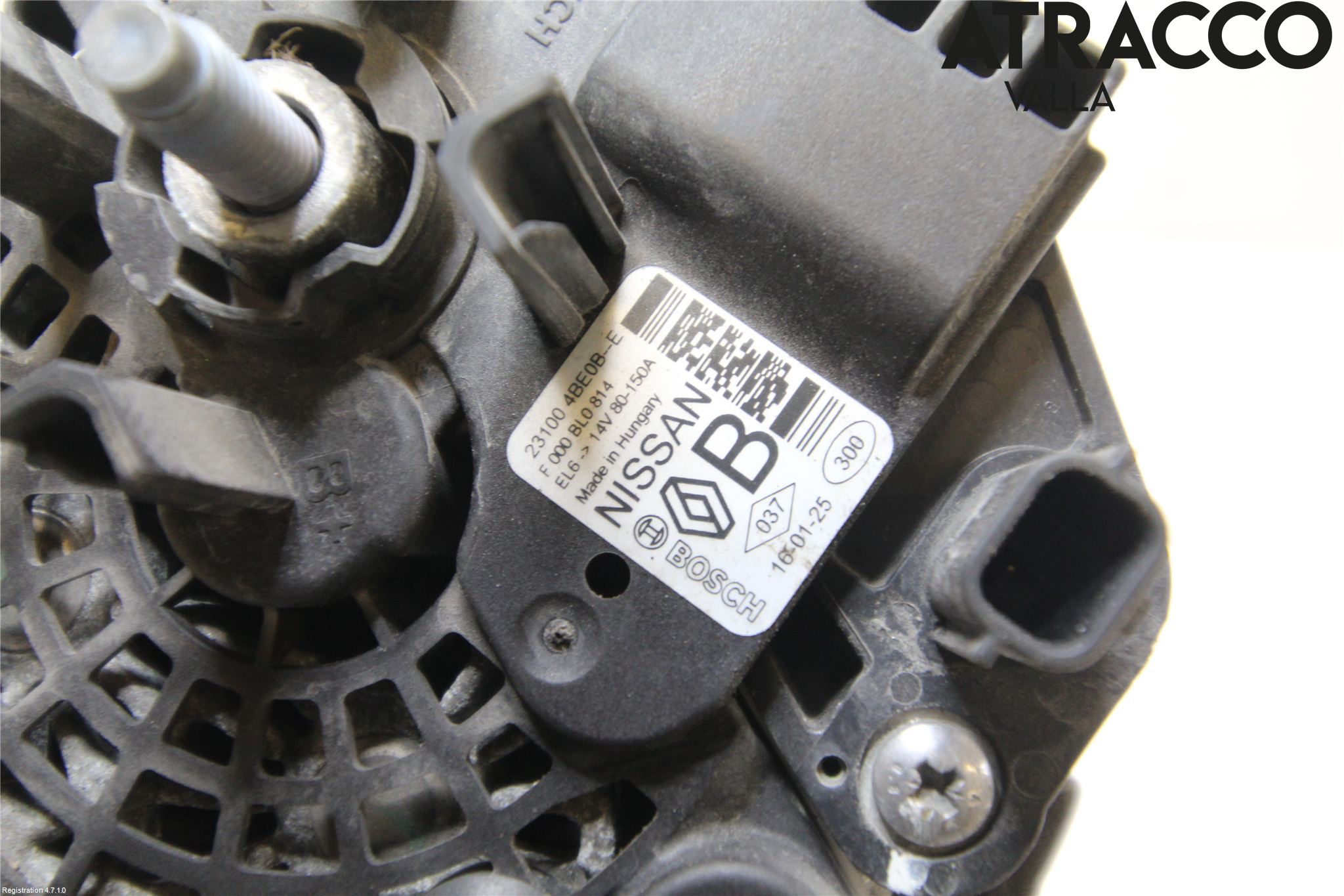 Nissan QASHQAI 14-17 Generator