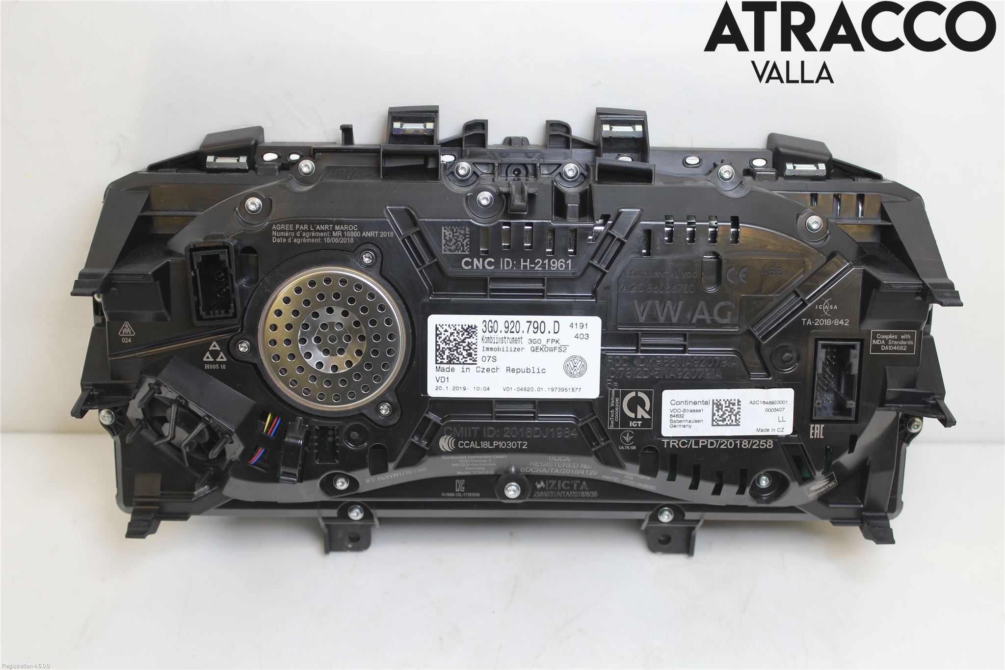 Volkswagen VW PASSAT 15-19 Instrument Komb