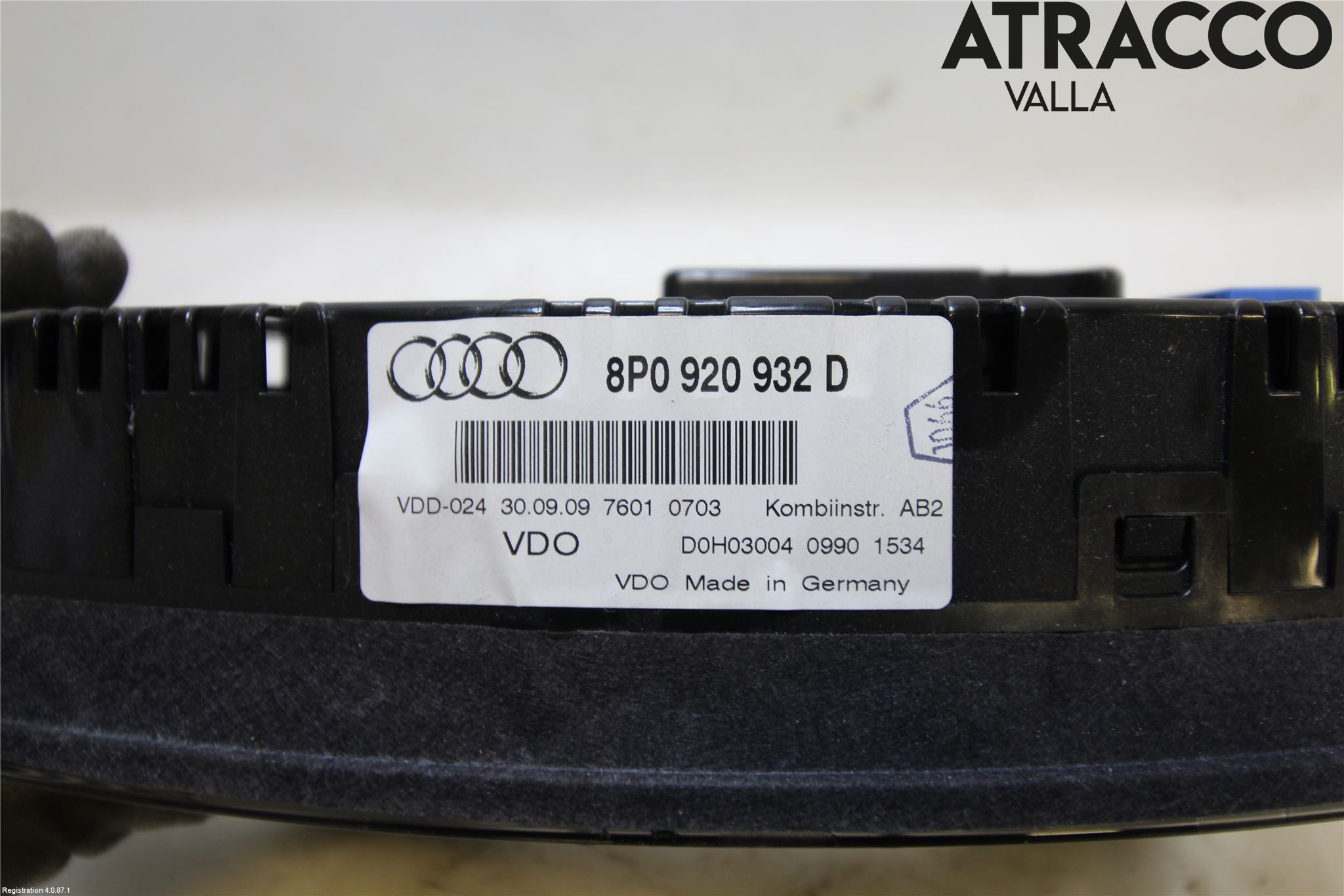 Audi A3/S3 05-13 Instrument Komb