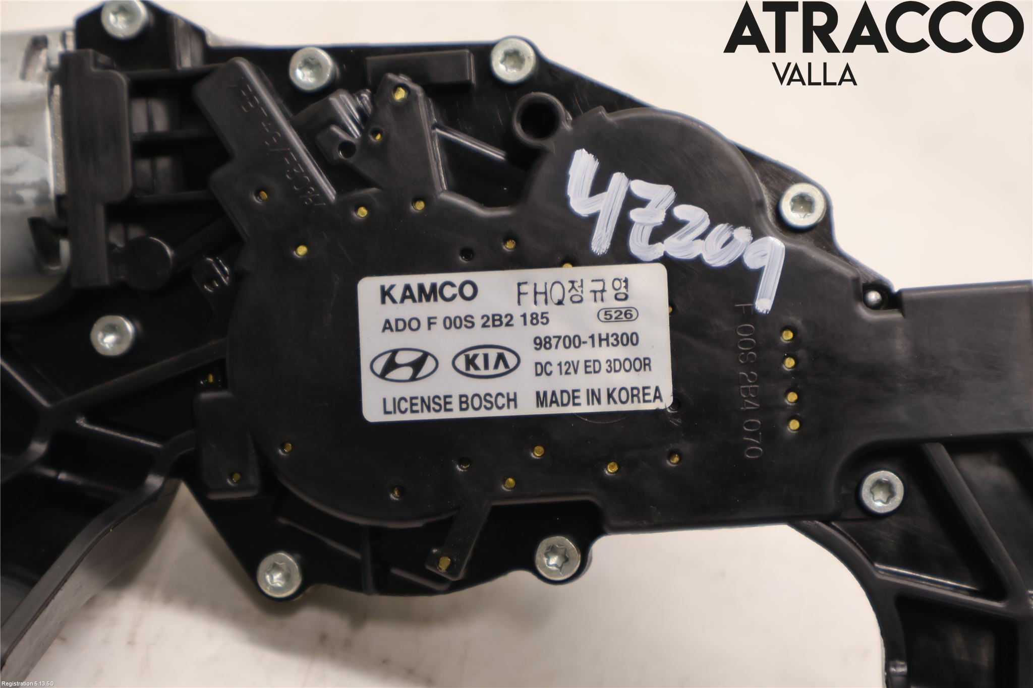 Hyundai ix35 Torkarmotor Baklucka