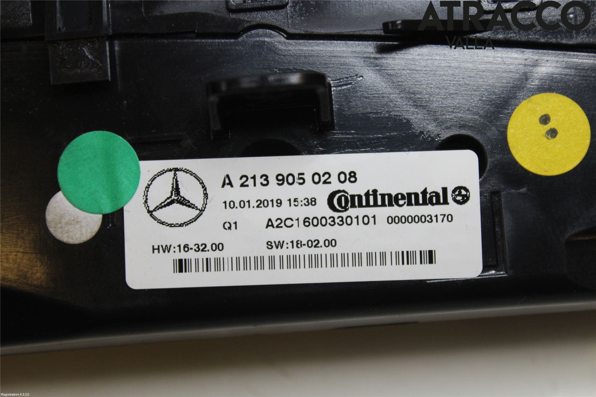 Mercedes-Benz MB E-KLASS (W213) 16-23 Ac Styrenhet Ac Manöveren