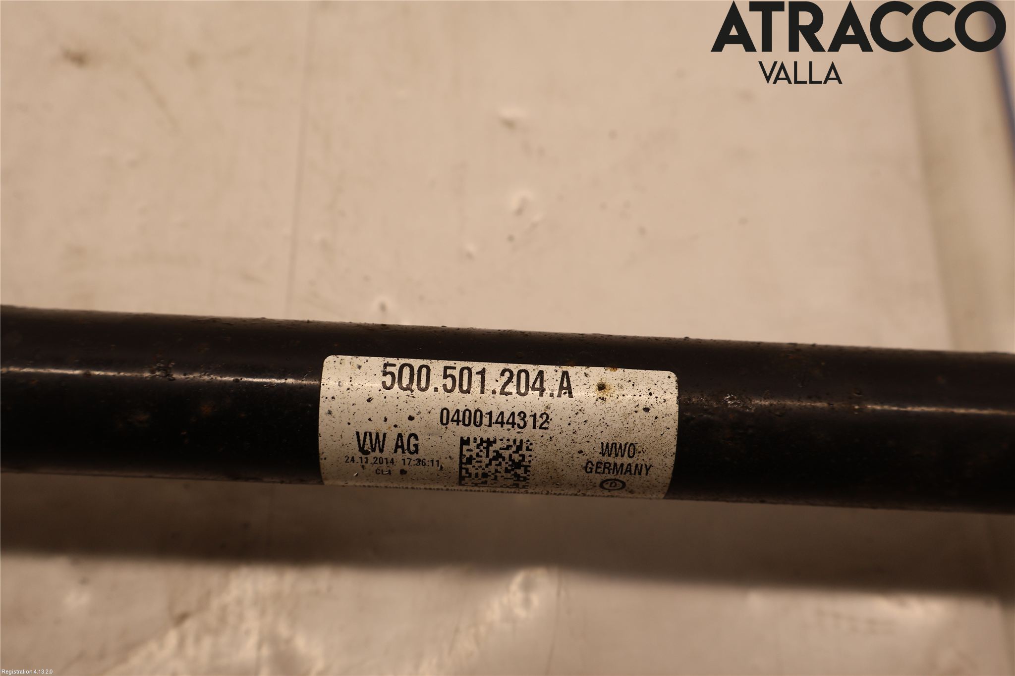 Volkswagen VW GOLF / E-GOLF VII 13-20 Drivaxel Bak Höger