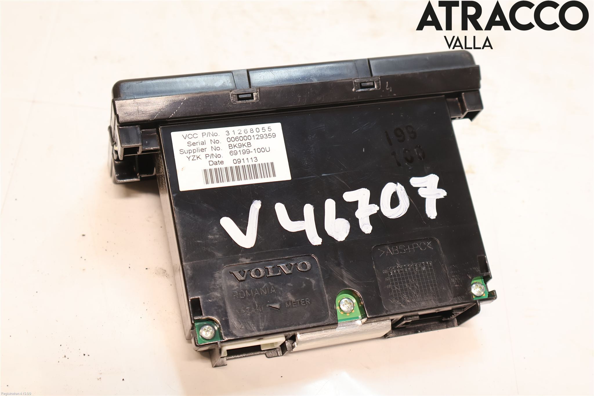 Volvo V50 08-12 Kontrolldisplay