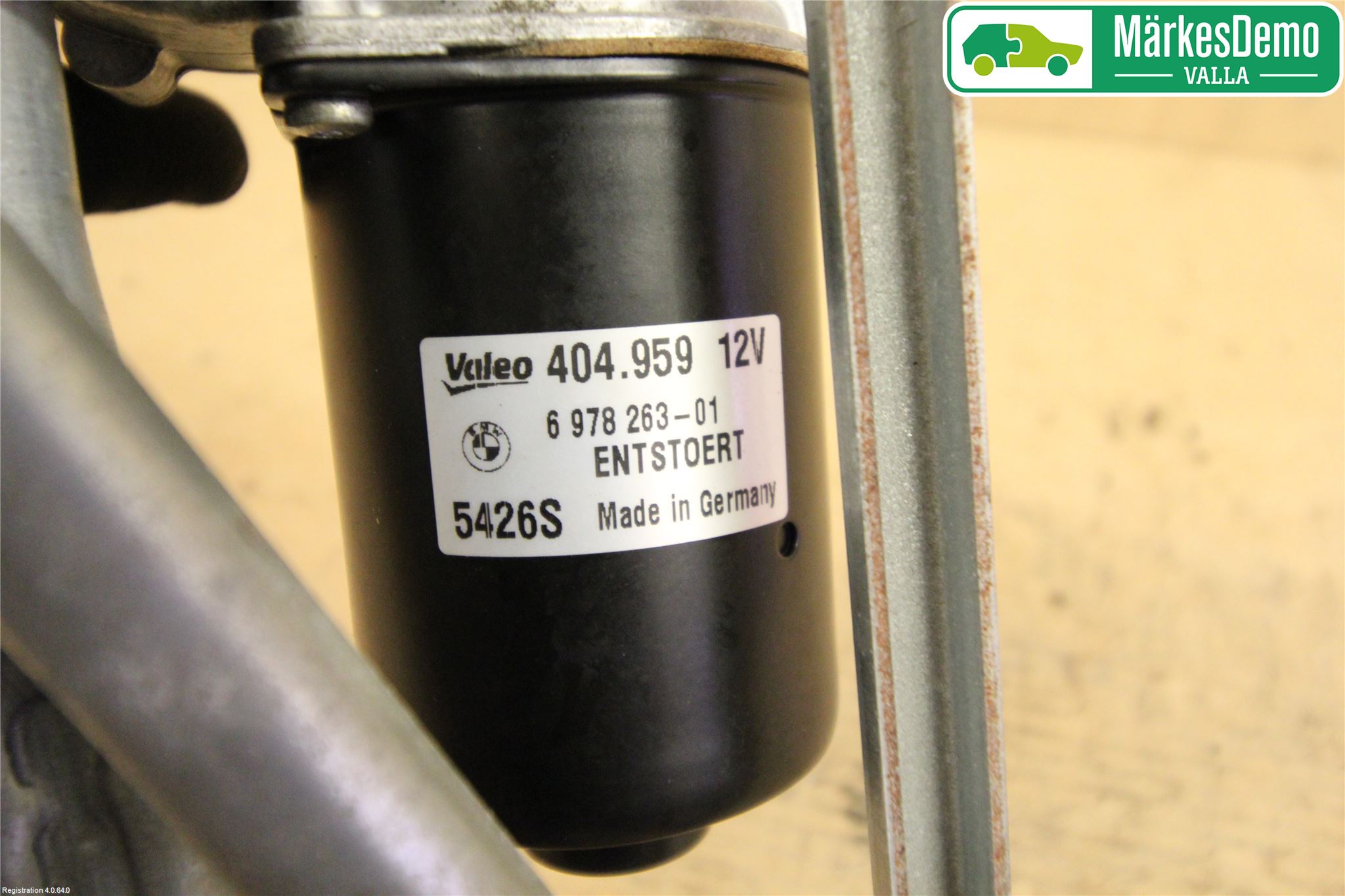 BMW 3 E90/91 SED/TOU 05-12 Torkarmekanism Vindruta