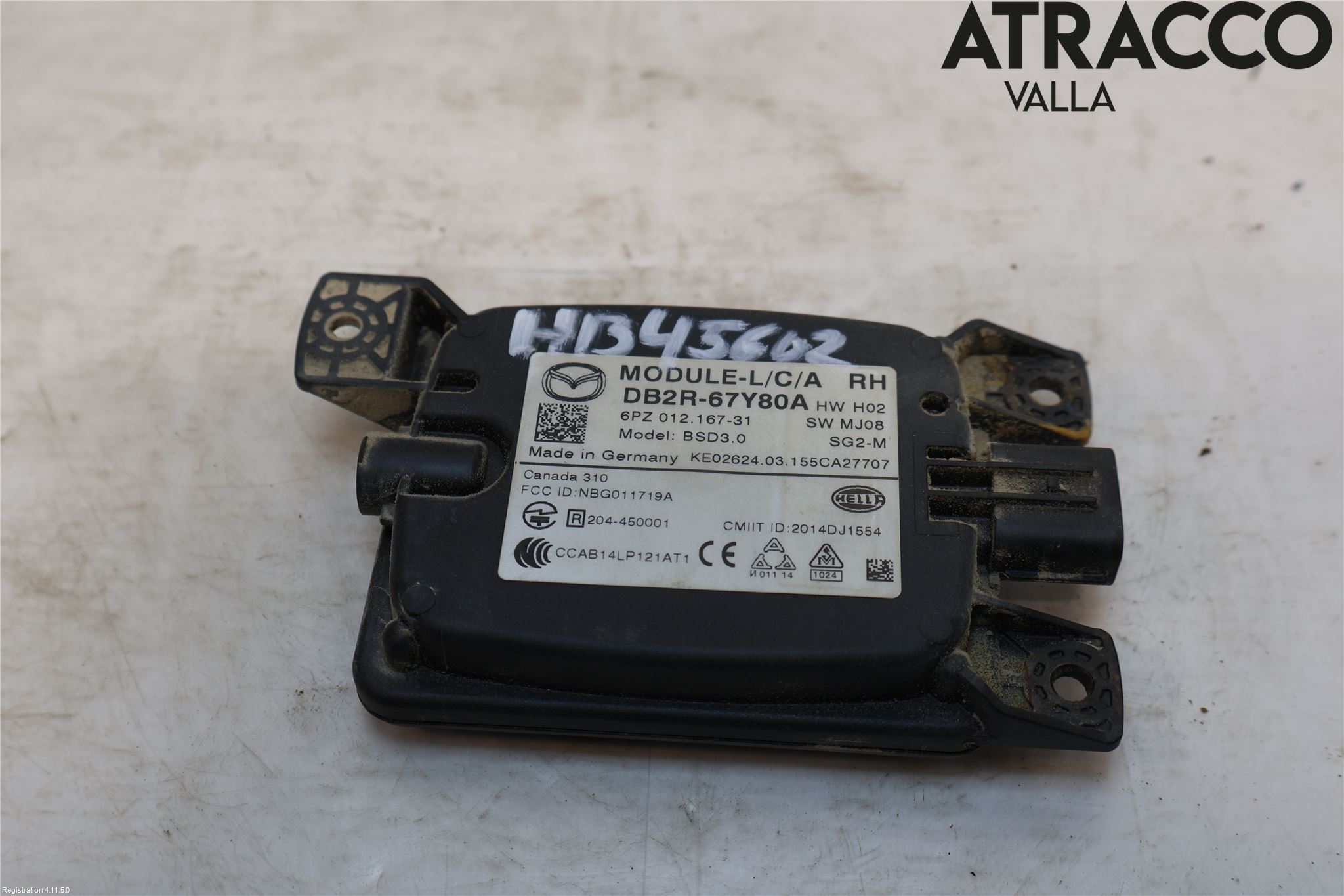 Mazda CX-3 Sensor Aktivt Kollisionsskydd