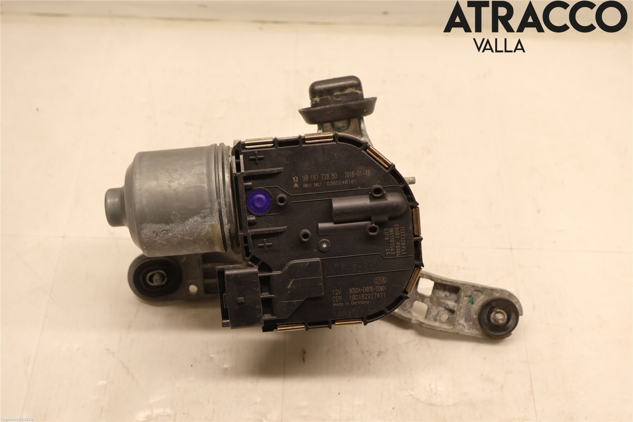Citroen C4 GRAND PICASSO 14-18 Torkarmotor Vindruta