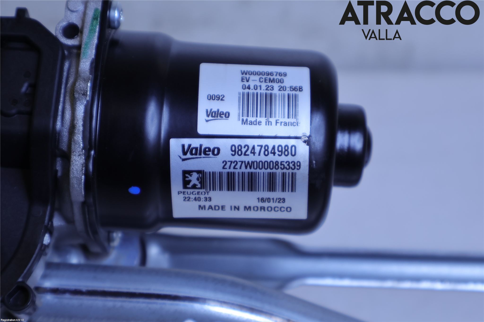 Citroen C4/E-C4 C4X/E-C4X III 21- Torkarmekanism Vindruta