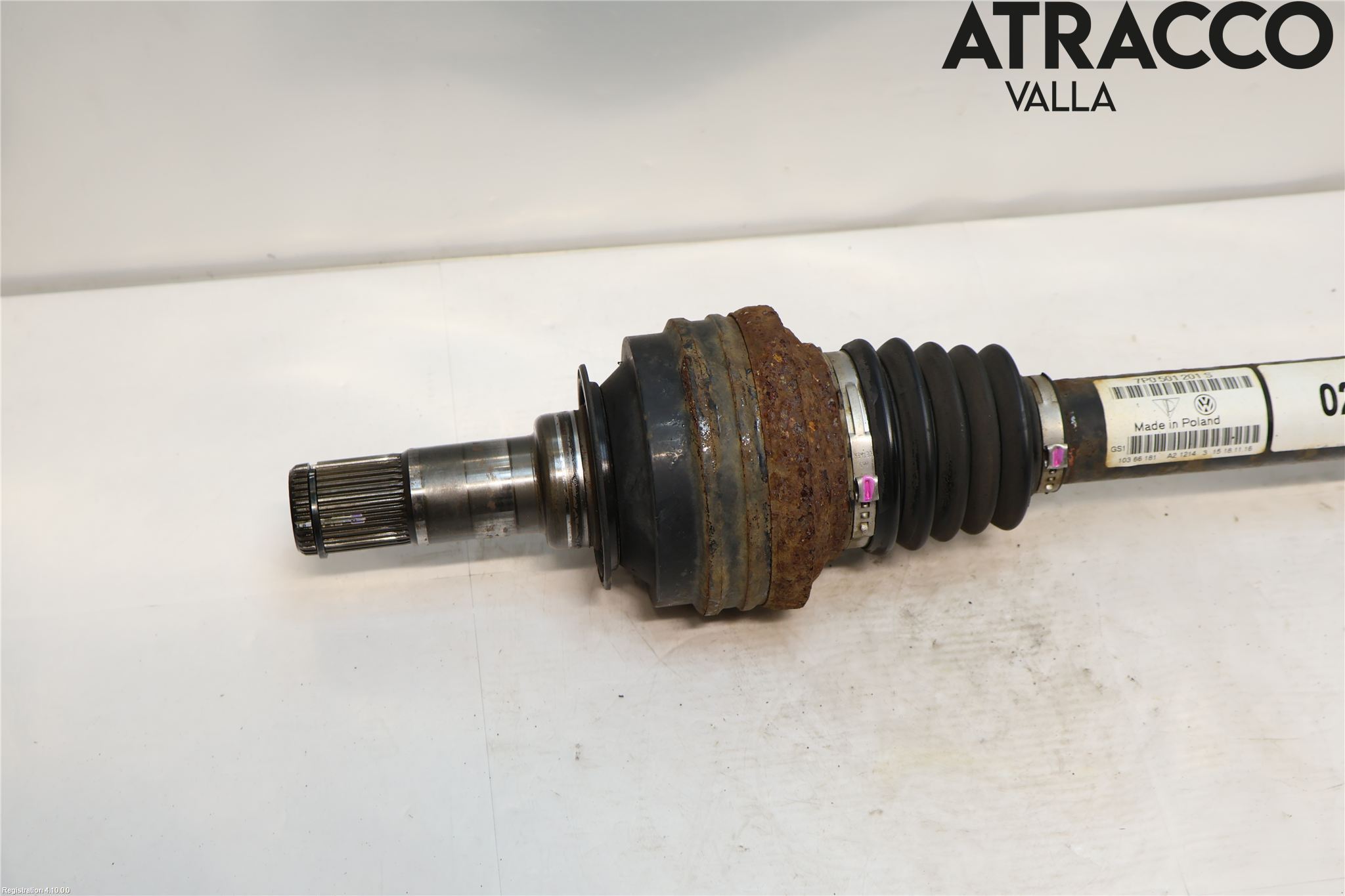 Volkswagen VW TOUAREG 7P 11-18 Drivaxel Bak Vä-Hö