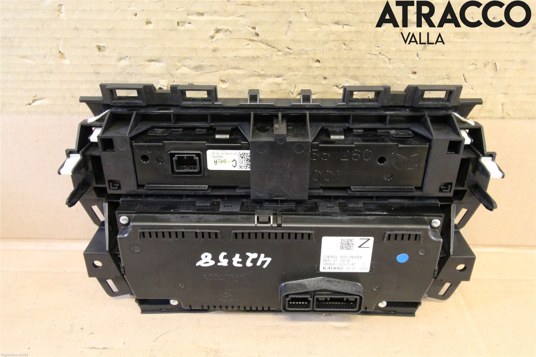 Mazda 3 III 14-19 Ac Styrenhet Ac Manöveren